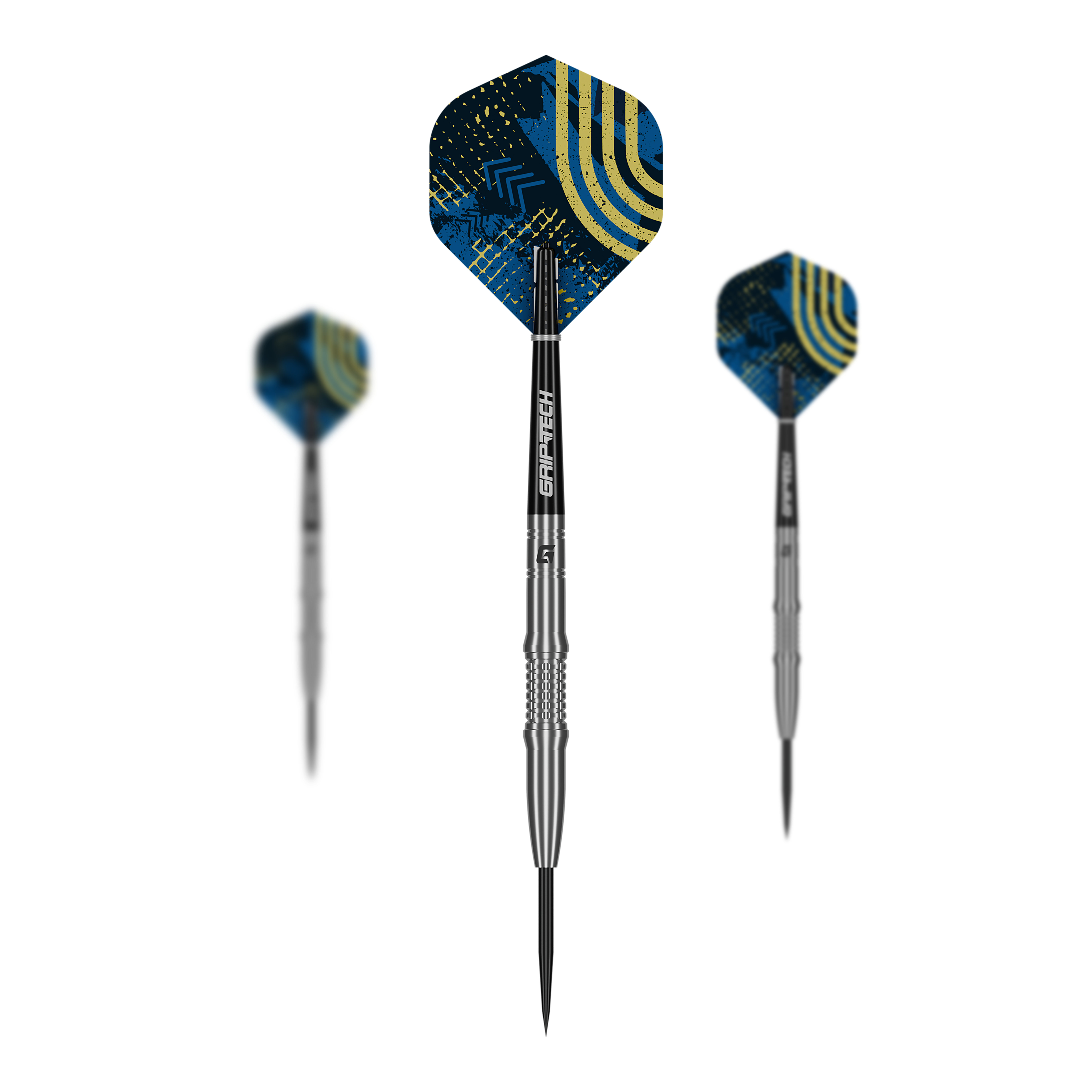 Zu sehen ist das Produkt GOAT Javelin Tungsten Steeldarts. Der Dartpfeil besteht aus robustem Tungsten.