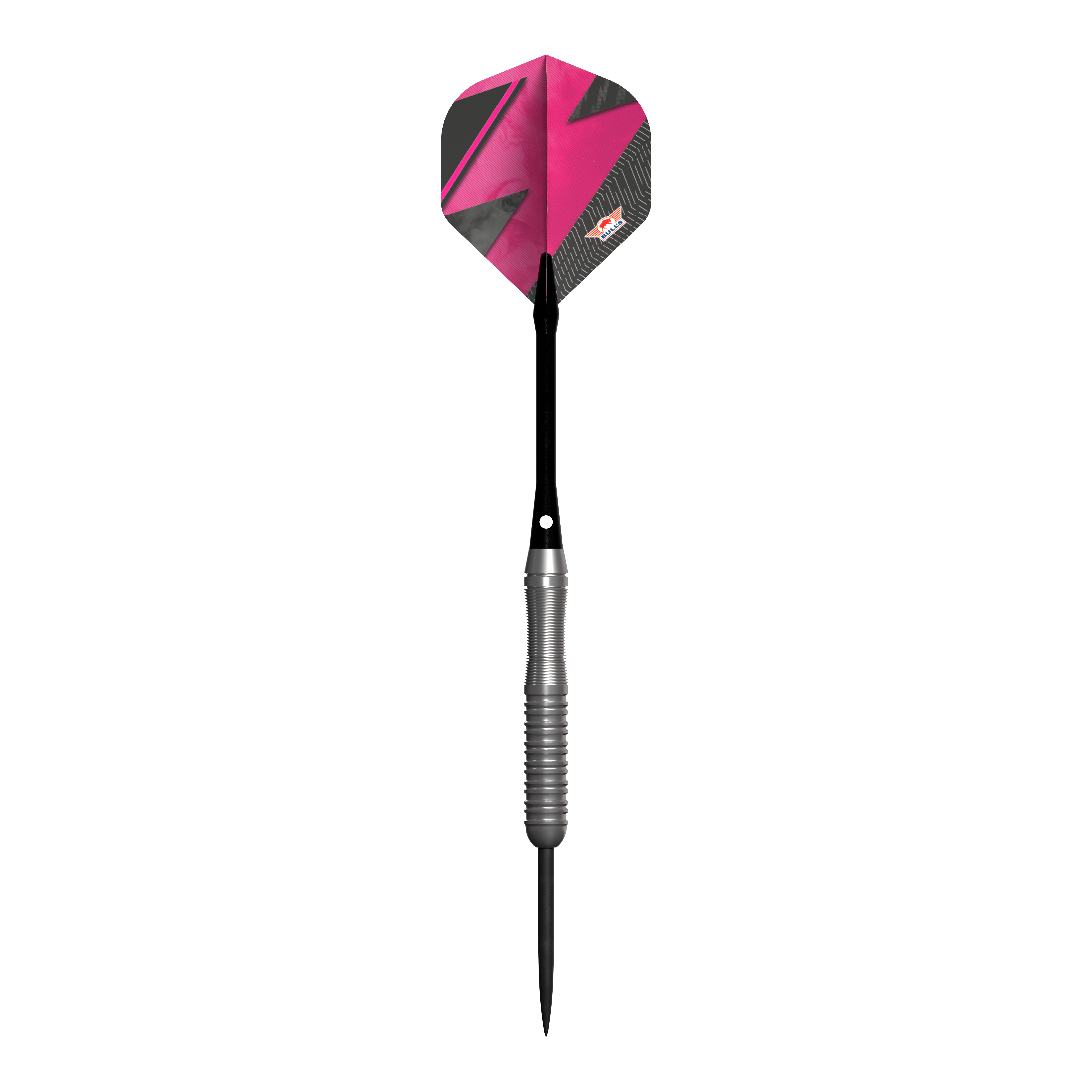 Bulls NL Lightning Pink steel darts Der Bulls NL Lightning Pink Steeldart hat eine auffällige pink-schwarze Flight. Der Schaft ist silberfarben und geriffelt für besseren Halt.