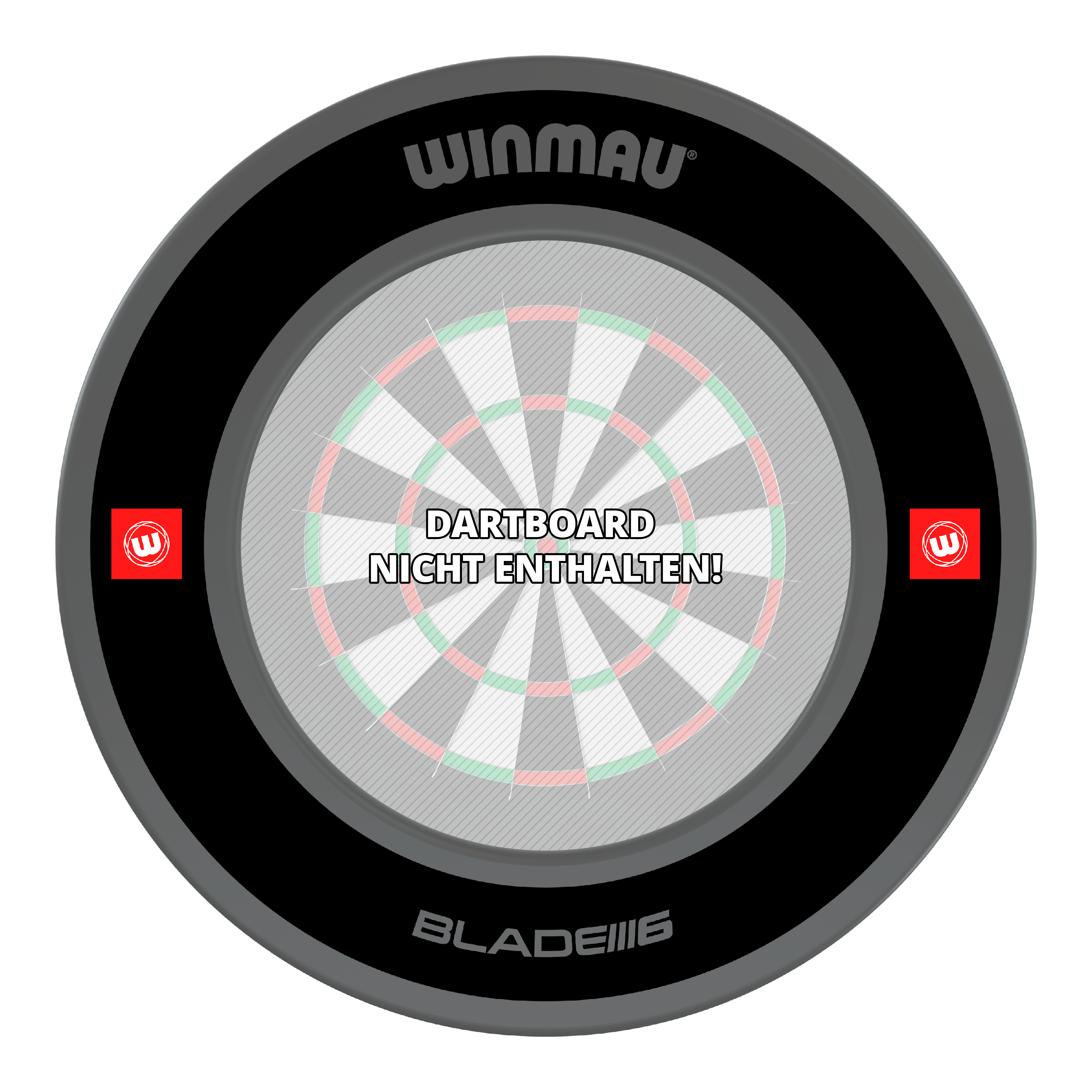 Winmau Pro-Line 1.0 Dartboard Surround - Schwarz