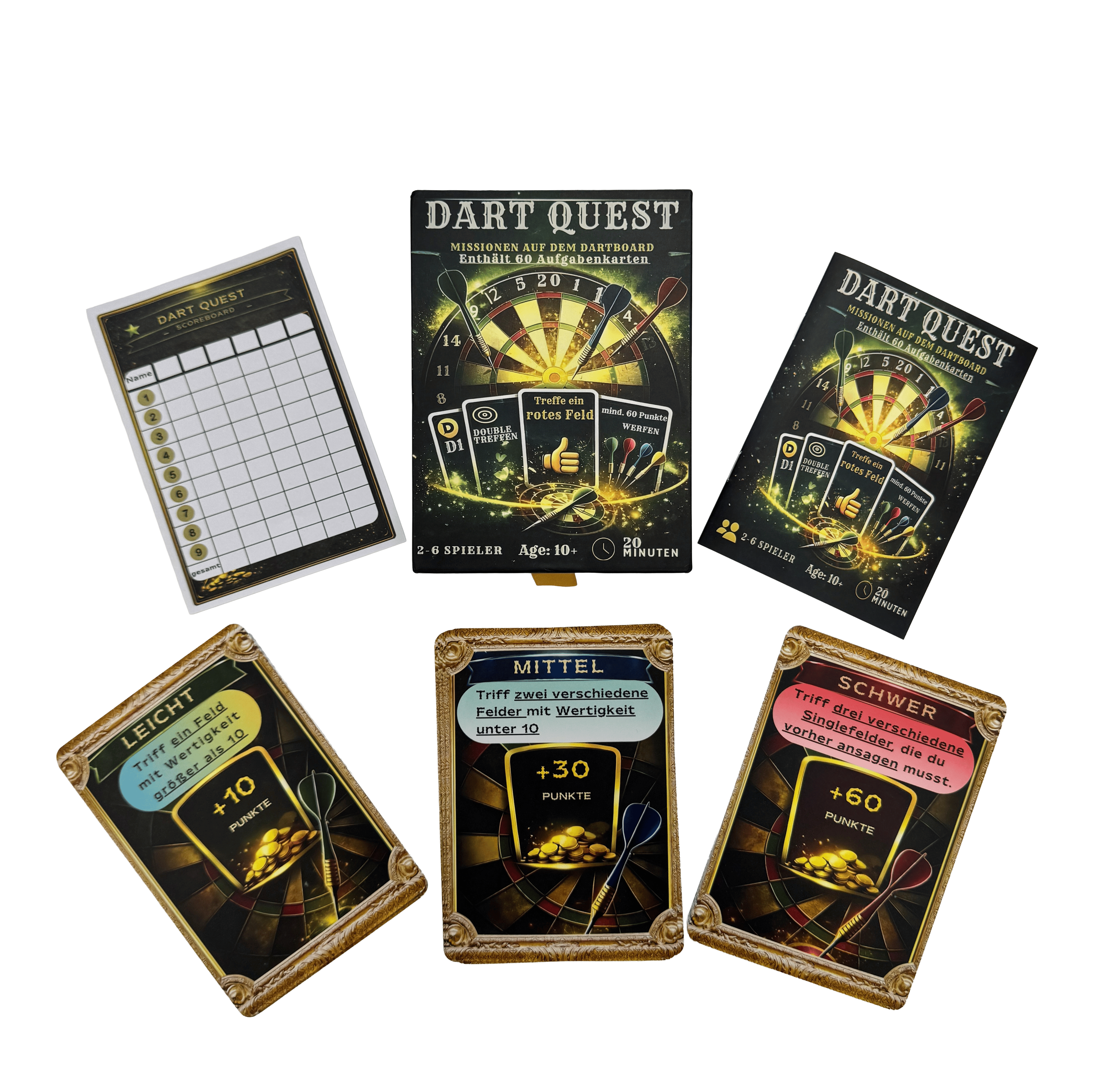 Dart Quest card game Dart Quest card game