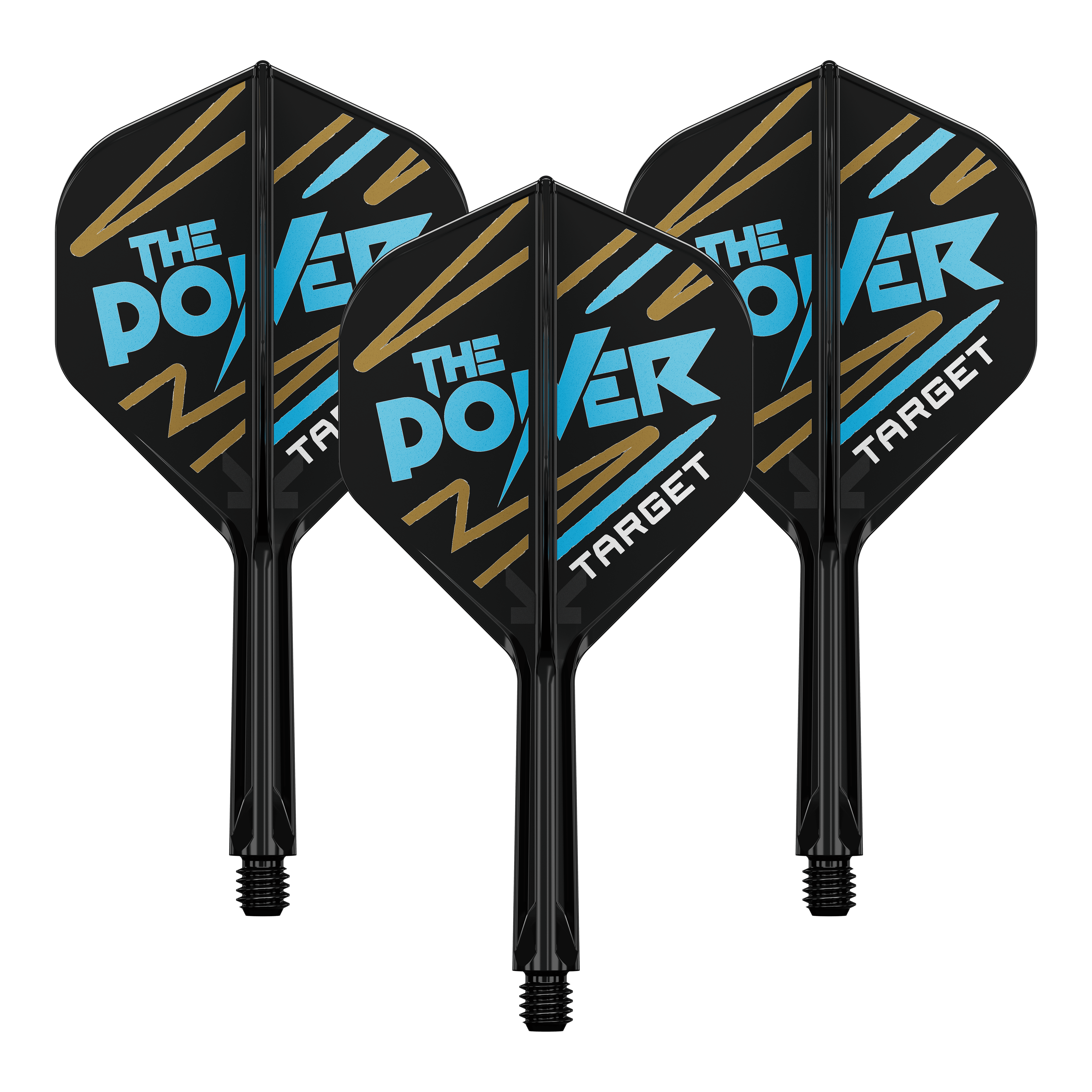 Dieses Bild zeigt einen K-Flex Phil Taylor Dart Flight im No2 Standardformat. Das Set umfasst Flights mit einer Länge von 26mm.