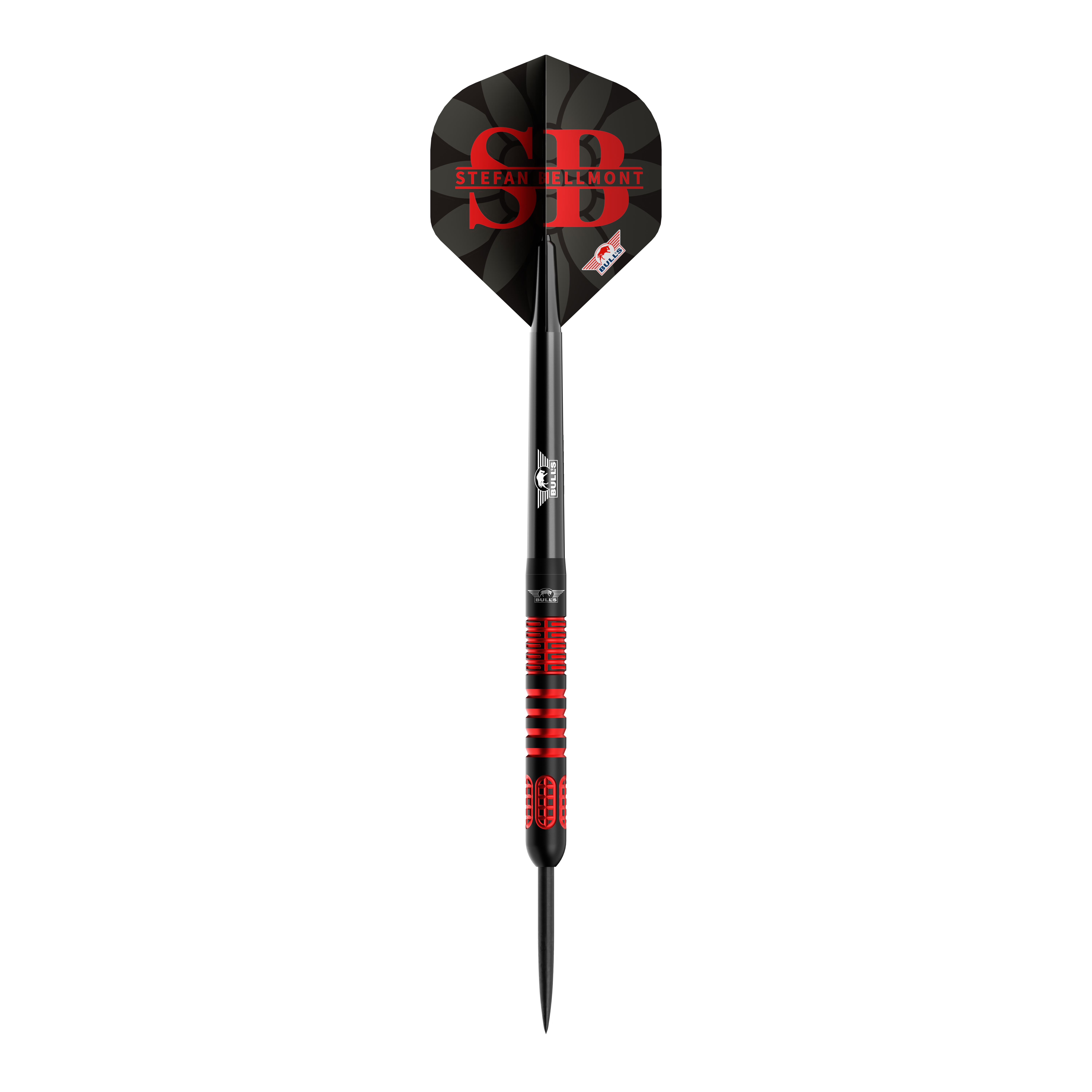 Bulls NL Stefan Bellmont 90 steel darts - 23g Diese Abbildung zeigt die Bulls NL Stefan Bellmont 90 Steeldarts 23g. Die Steeldarts zeichnen sich durch ihr stilvolles Design und hohe Qualität aus.