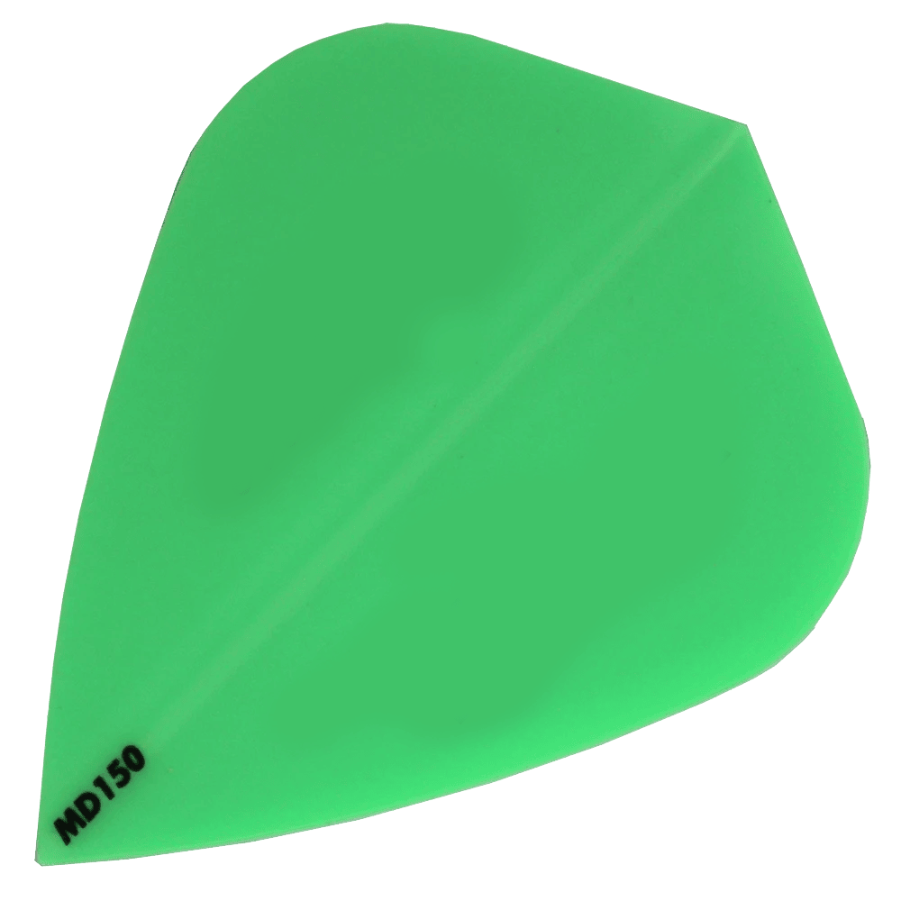 MD150-Kite-Gr-n Auf dem Foto ist ein MD150 Kite Flight von McDart zu sehen. Dieses Zubehör wird für Dartpfeile verwendet.