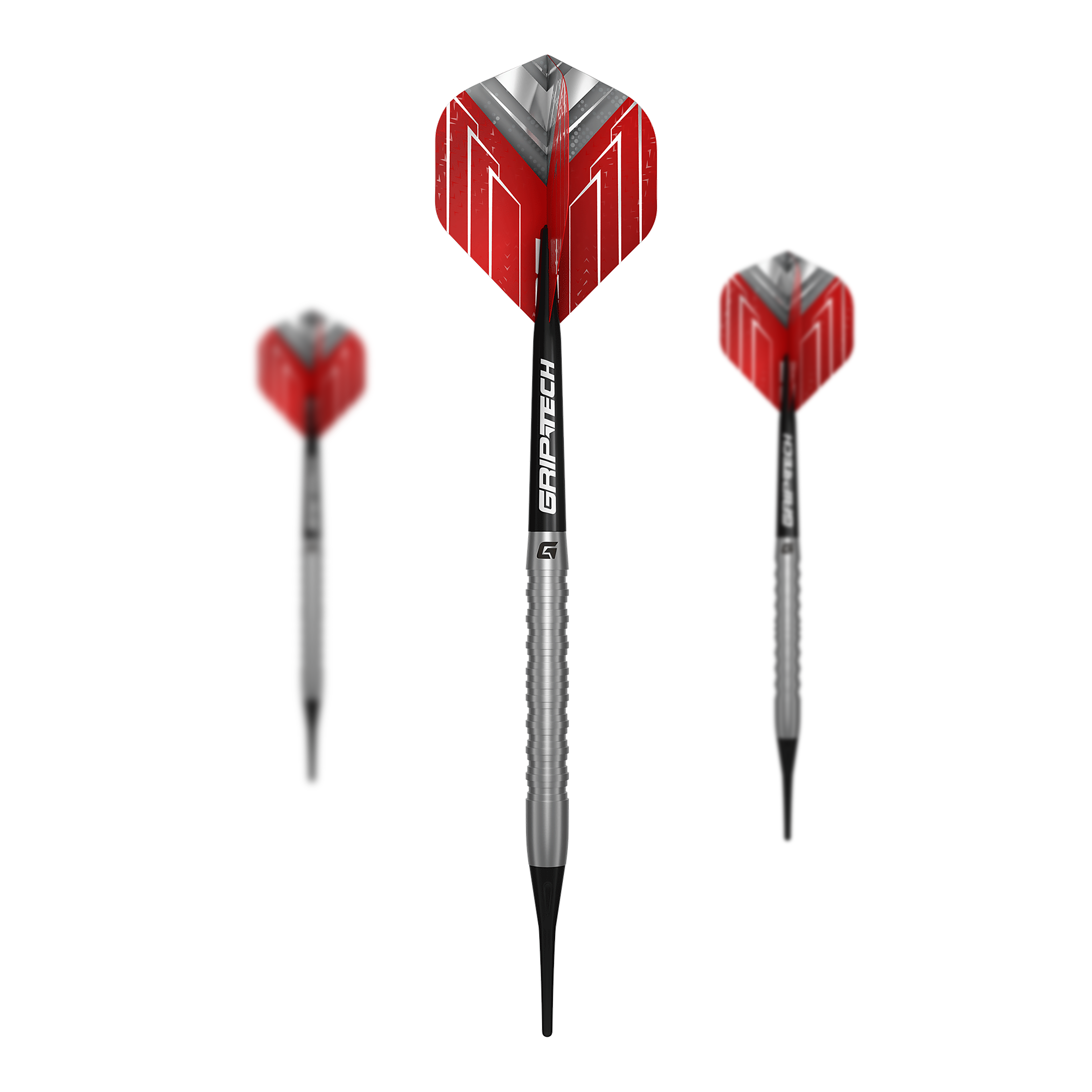 GOAT Podium Silver Softdarts - 18g Hier sind die GOAT Podium Silver Softdarts mit einem Gewicht von 18g abgebildet. Das Set besteht aus hochwertigen silberfarbenen Softdarts.