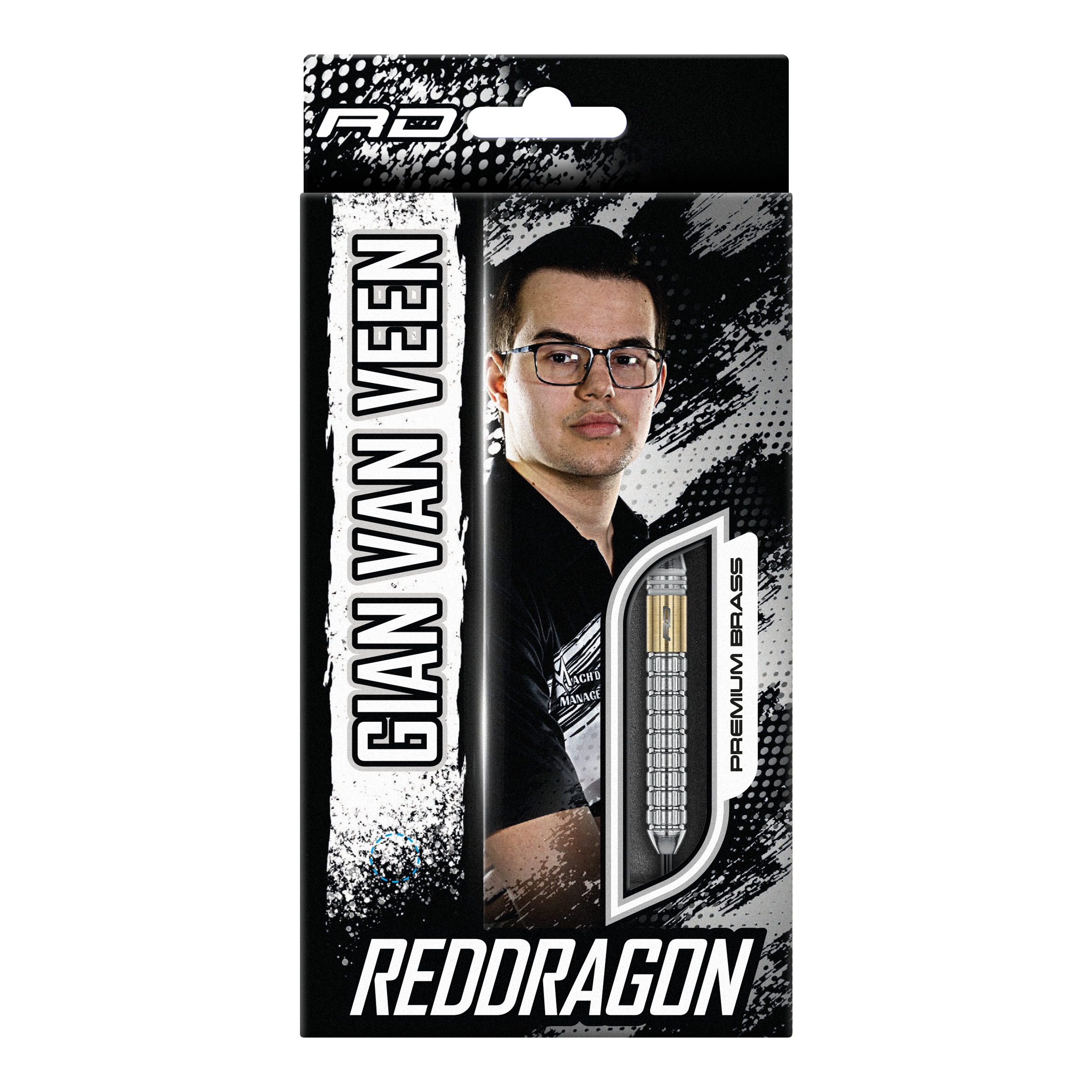Red Dragon Gian Van Veen Brass Steeldarts - 21 g Red Dragon Gian Van Veen Brass Steeldarts - 21 g