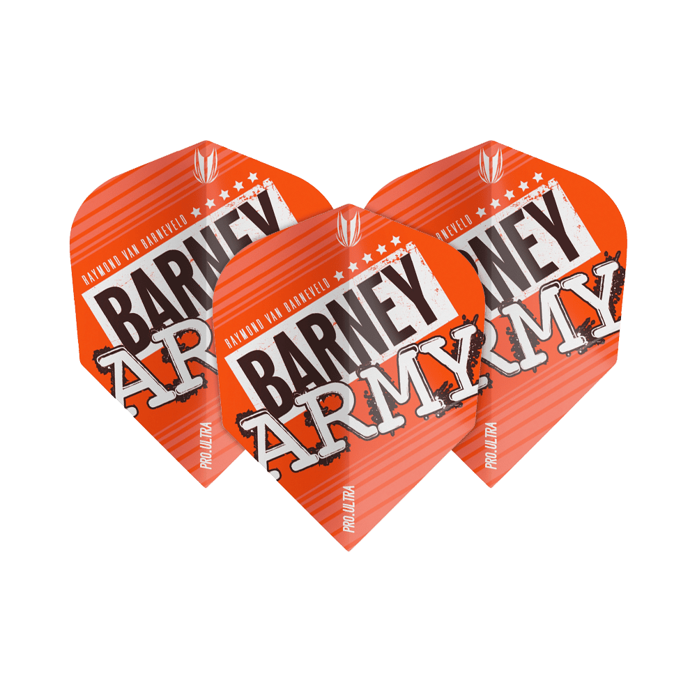 Target Pro Ultra Barney Army Orange Ten-X Flights
