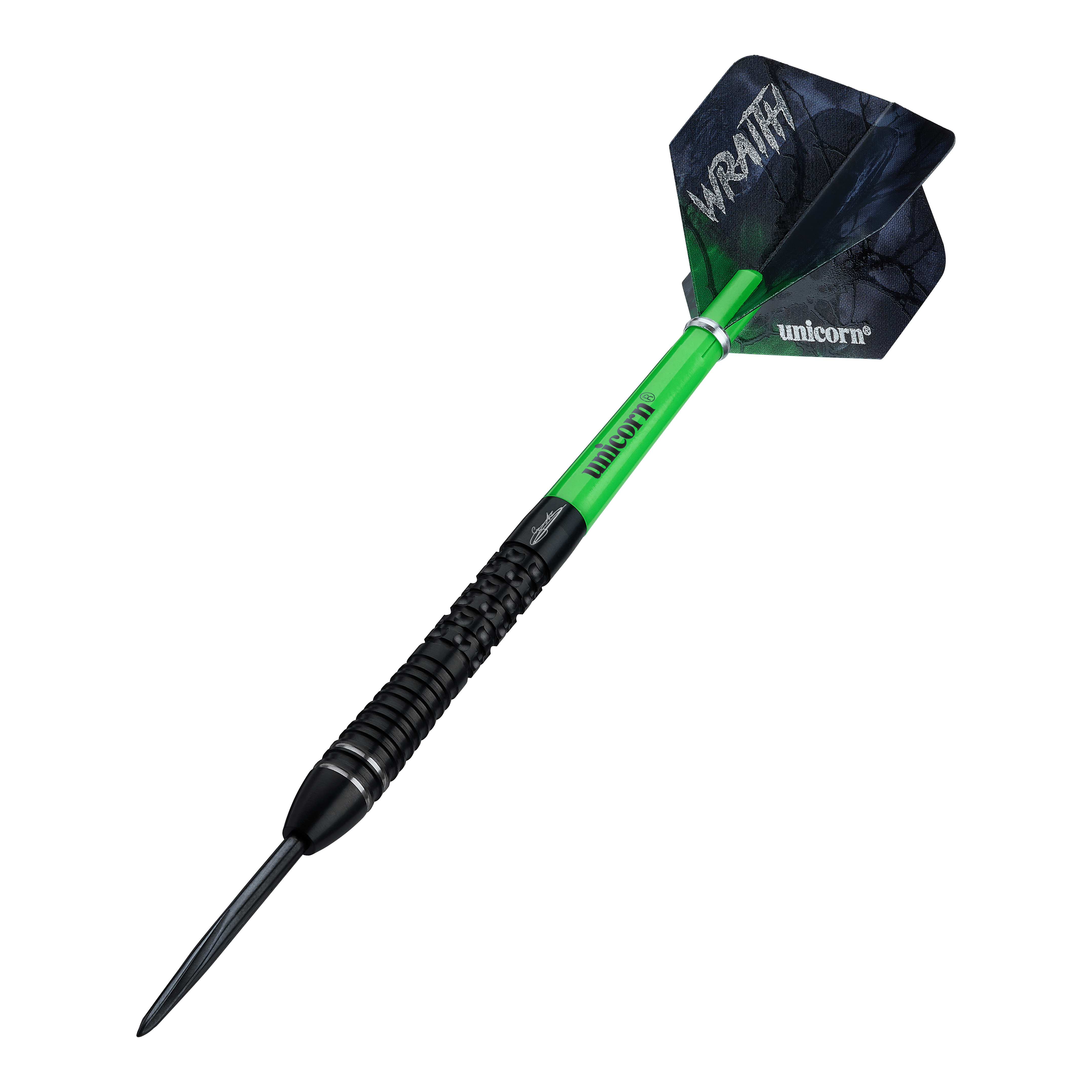 Unicorn Wraith Gary Anderson Phase 6 Steel Darts Zu sehen sind die Unicorn Wraith Gary Anderson Phase 6 Steeldarts. Diese Steeldarts bieten hohe Qualität und ein modernes Design.
