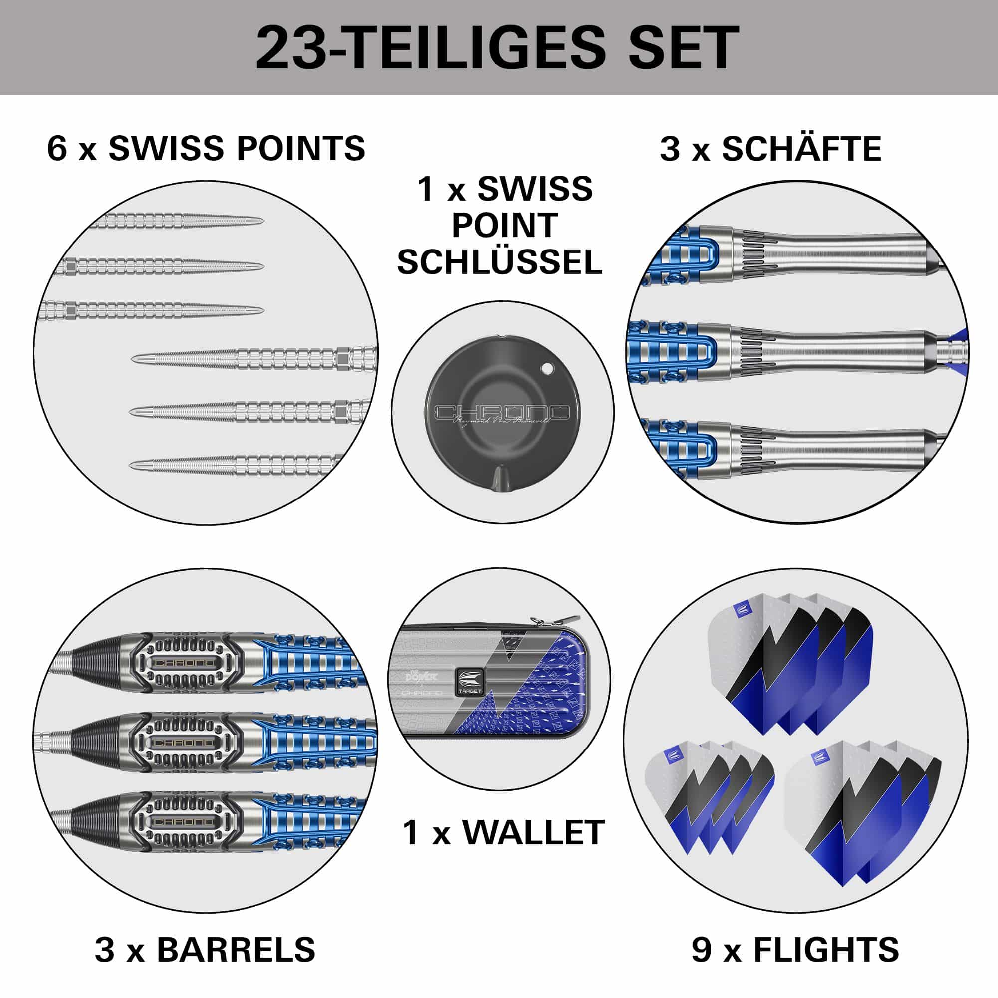 Target Phil Taylor Power X Chrono Swiss Points steel darts Target Phil Taylor Power X Chrono Swiss Points steel darts