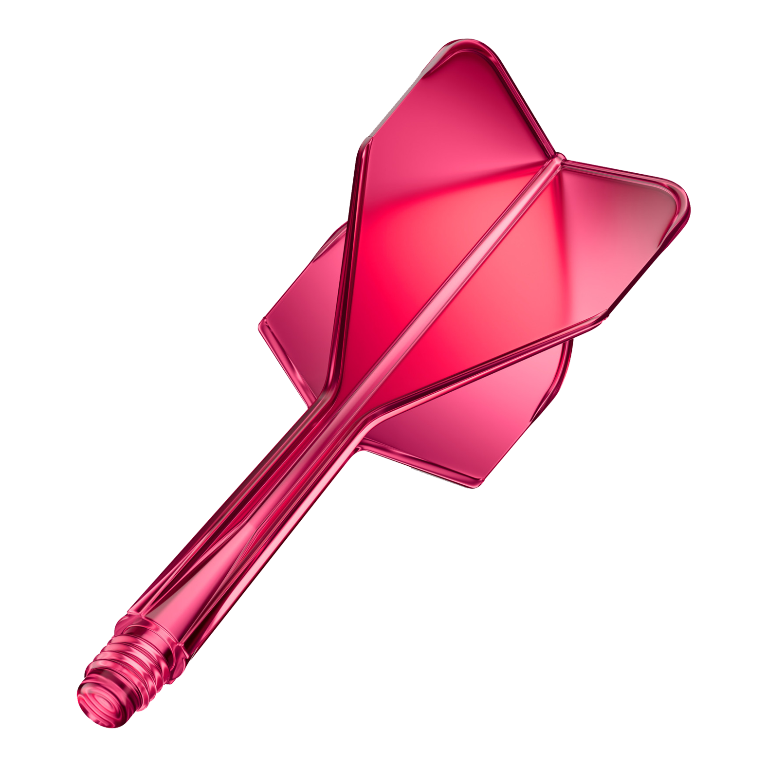 Das Produkt GOAT A1R No6 Flight-Shaft-System in Neon Pink ist abgebildet. Das Dartzubehör besticht durch seine auffällige pinke Farbe.