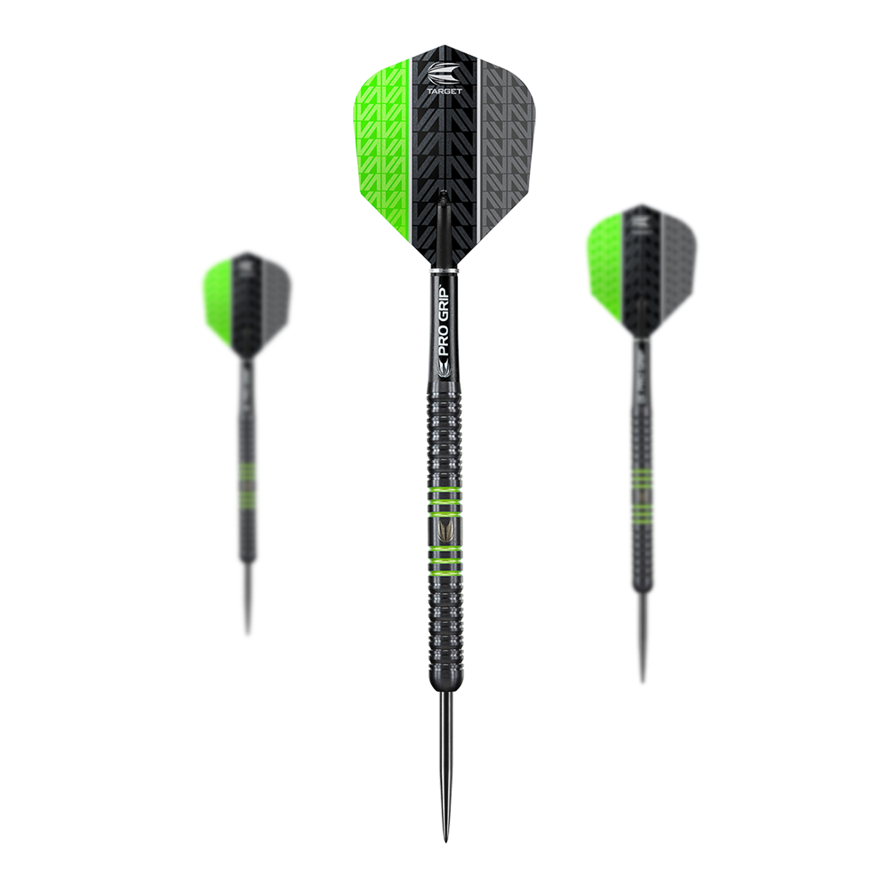 Target Vapor8 Black Green steel darts