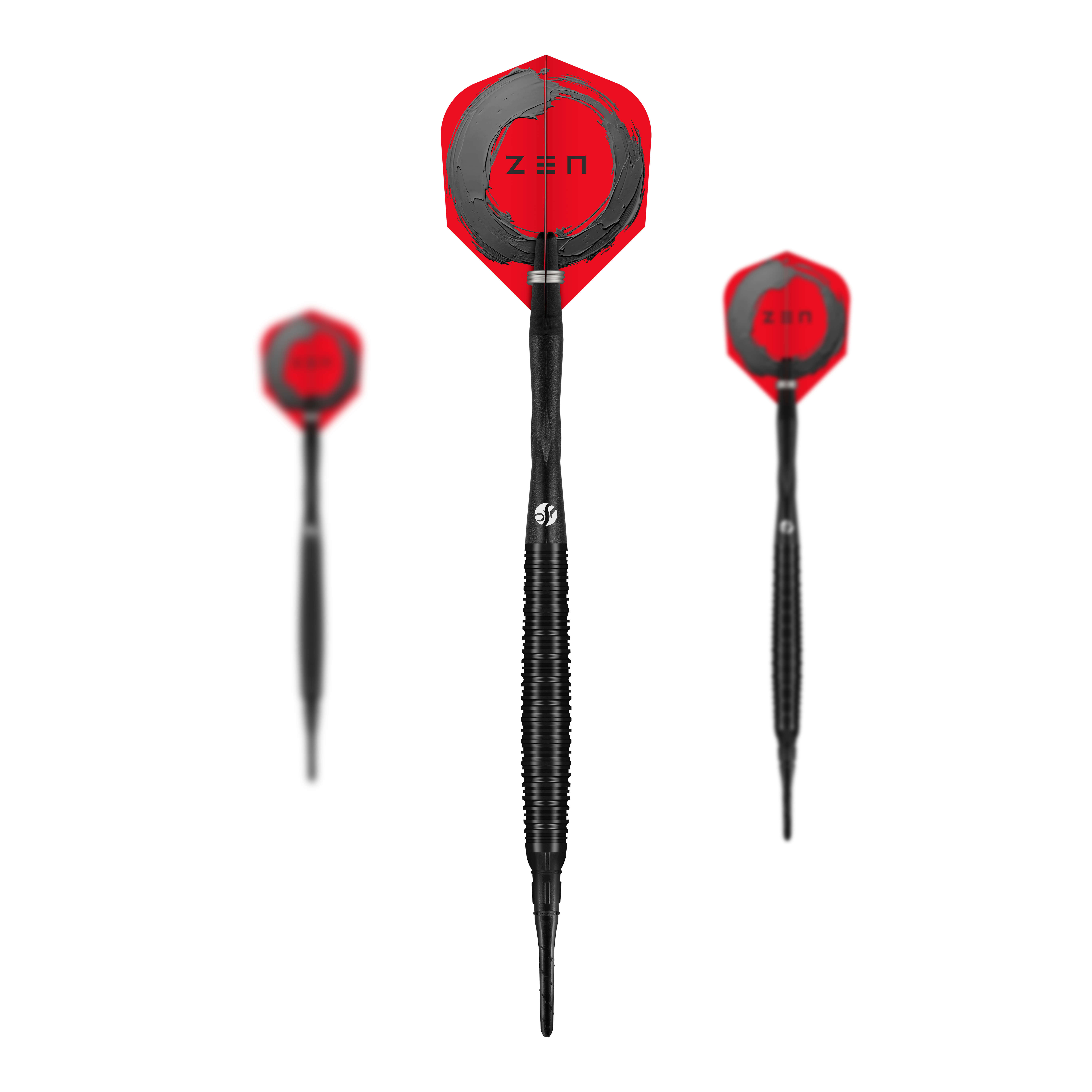 Shot ZEN Missile Soft Darts - 20g Das Bild zeigt ein Set der Shot ZEN Missile Softdarts - 20g. Es handelt sich um hochwertige Softdarts für den Freizeit- oder Profi-Gebrauch.
