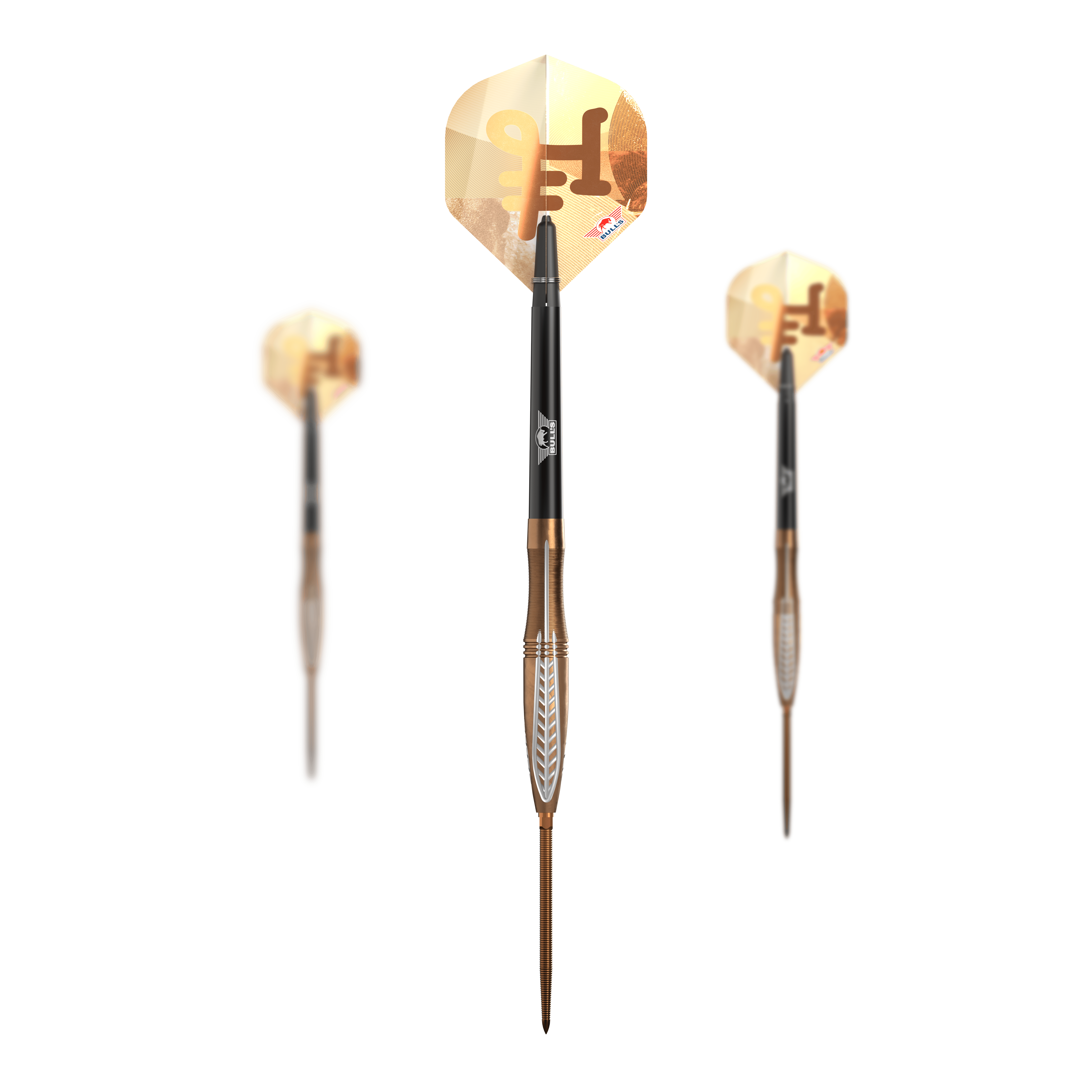 Bulls NL Bronzo Flux Convertible Point Steel Darts