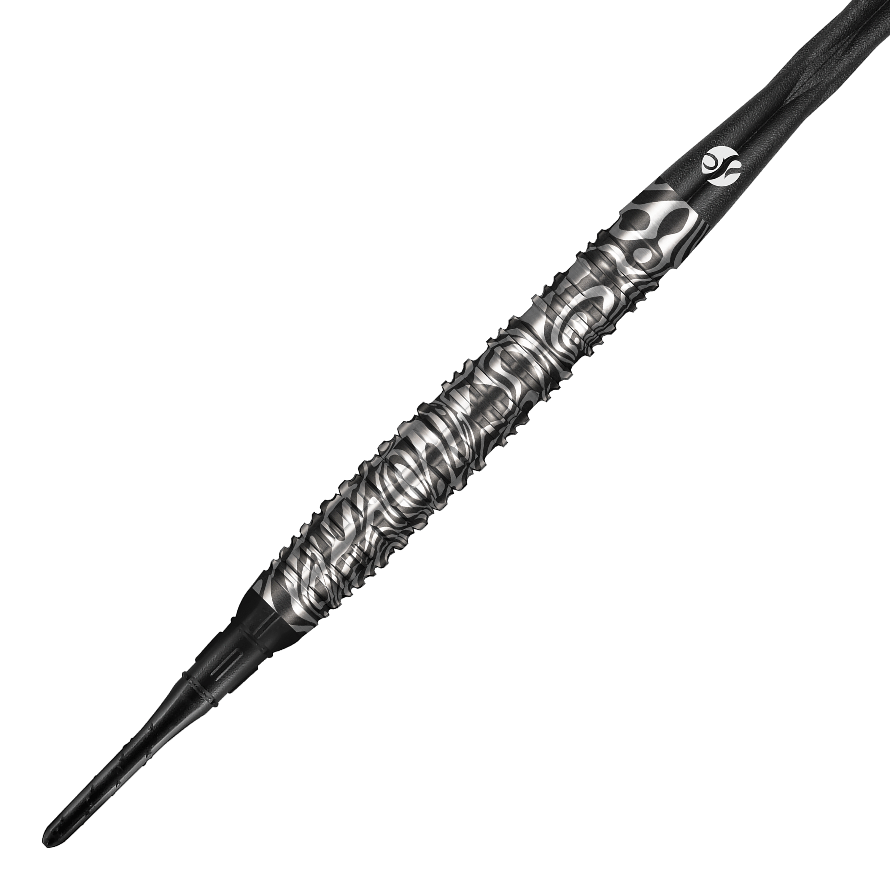 Hier sind die Shot Alchemy Runstel Softdarts mit 20 Gramm zu sehen. Das Produkt wird aus einer anderen Perspektive dargestellt.