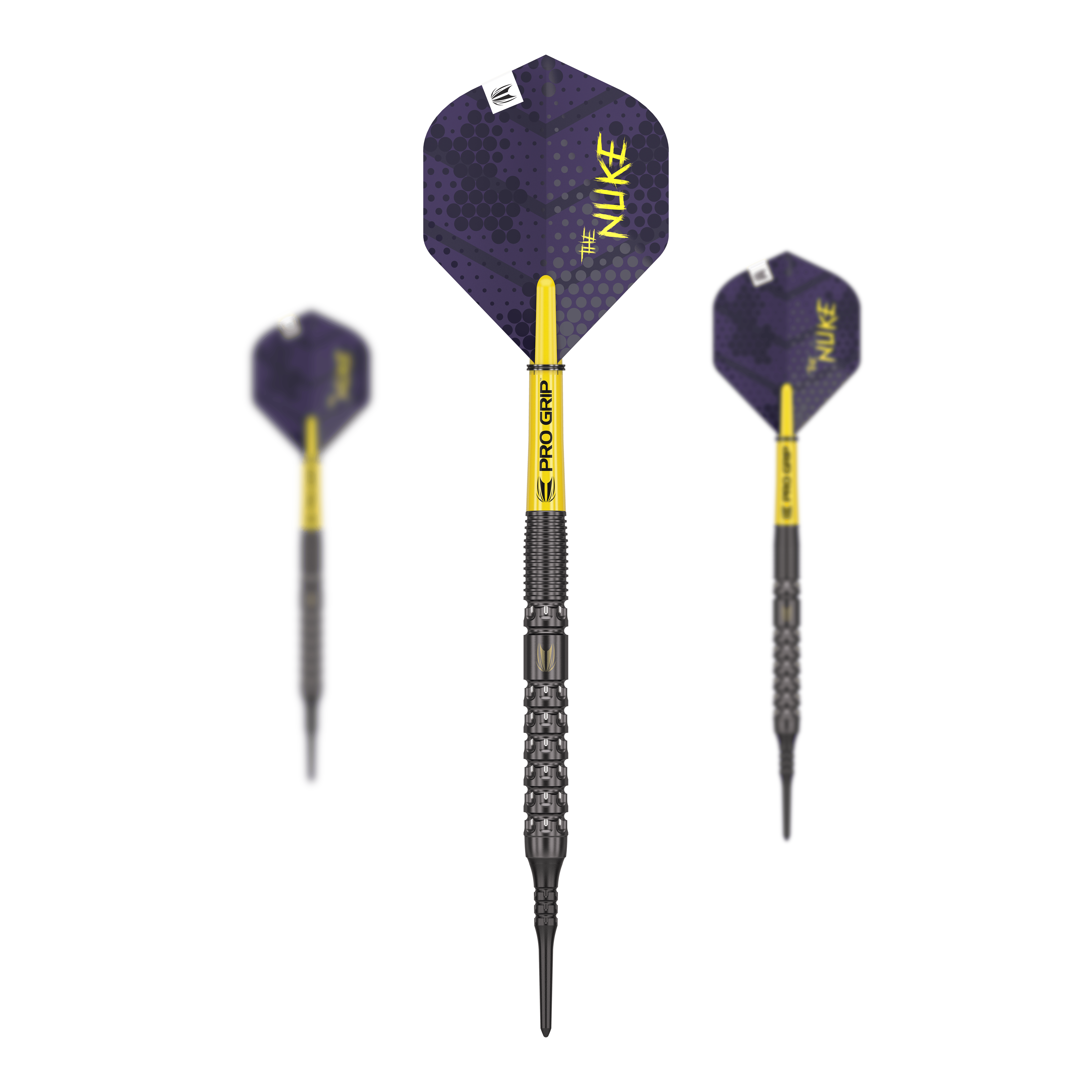Target Luke Littler GEN1 Soft Darts - 19g Das Bild zeigt ein Set von Softdarts. Der Dateiname ist '210324_Target_Luke_Littler_GEN1_Softdarts_1Set_(1)'.