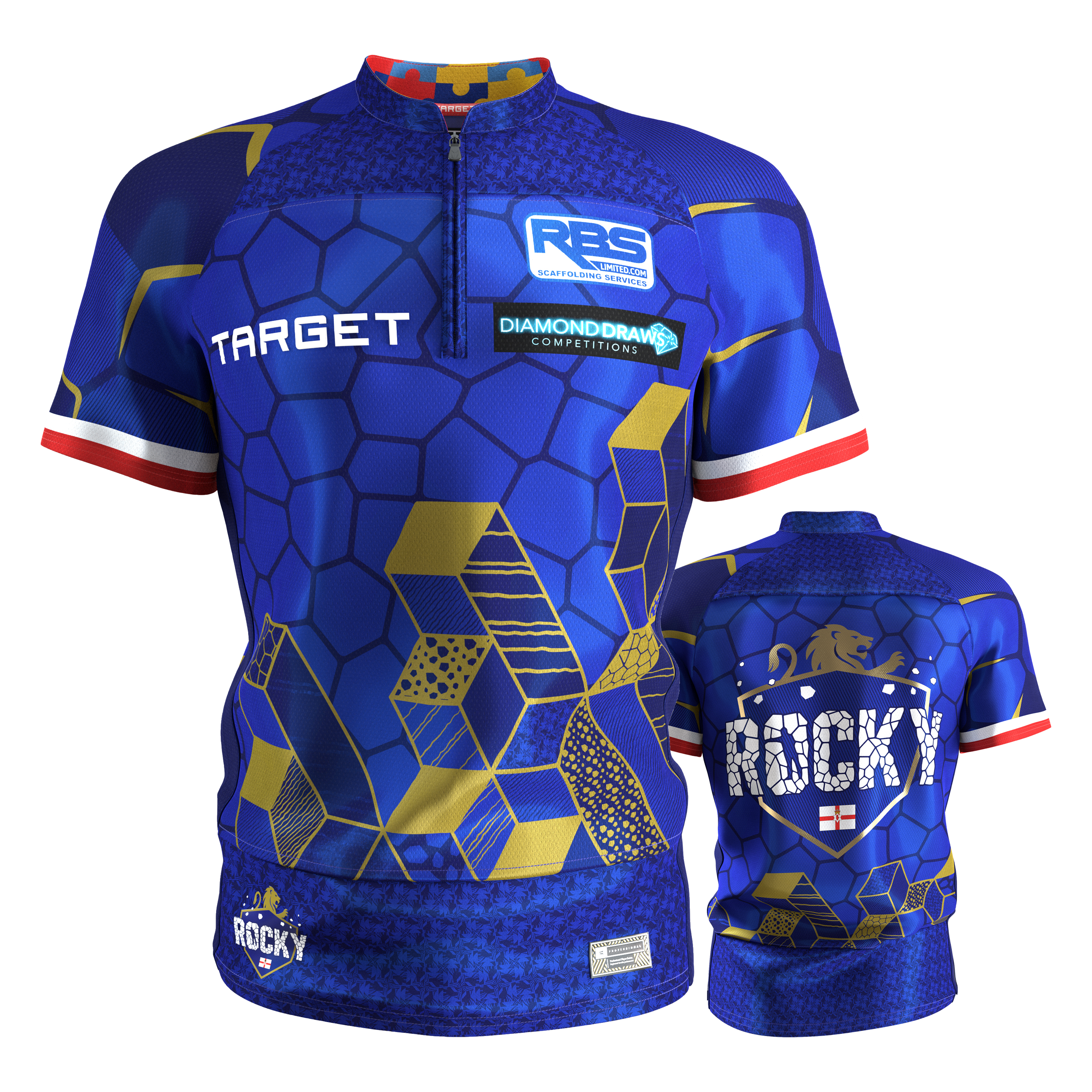 Target Josh Rock Dart Shirt 2027 Hier ist das Target Josh Rock Dartshirt 2027 zu sehen. Das Shirt überzeugt durch seine moderne Optik.