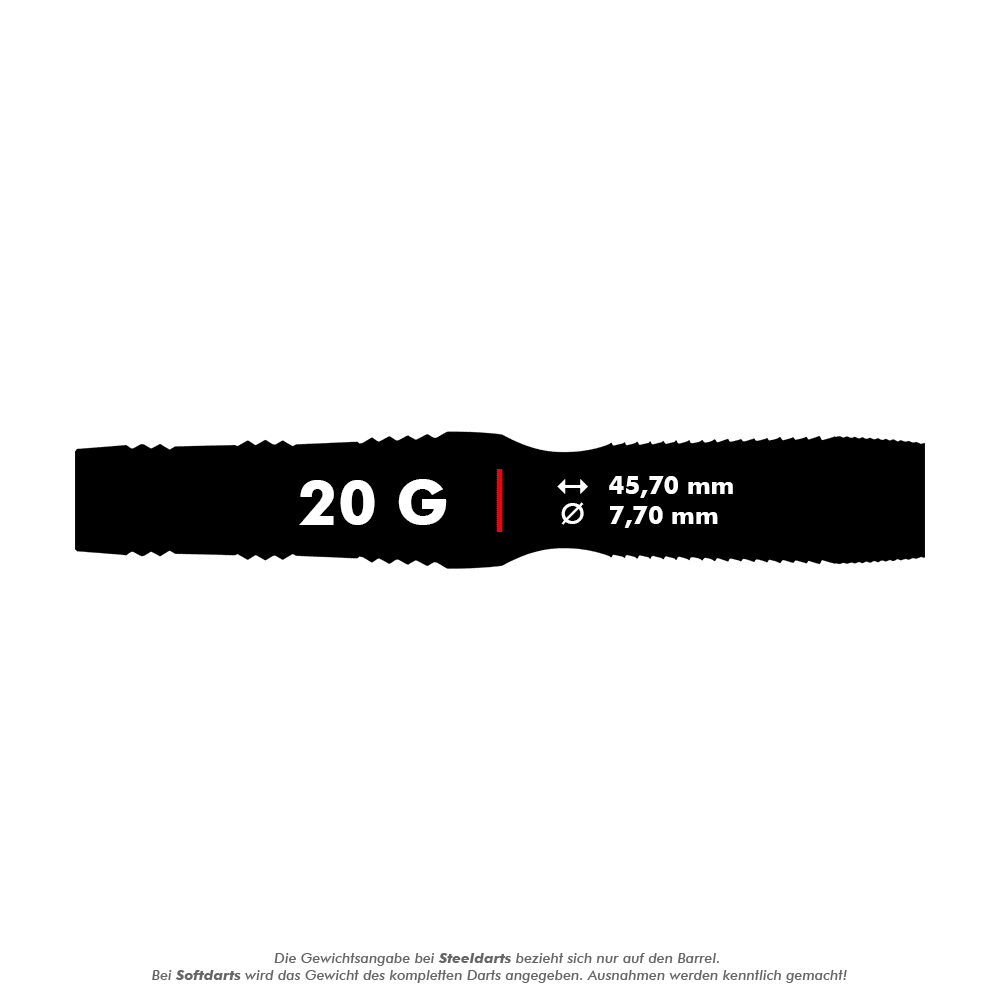 Winmau Simon Whitlock Dynamic Special Edition 2022 Softdarts - 20g