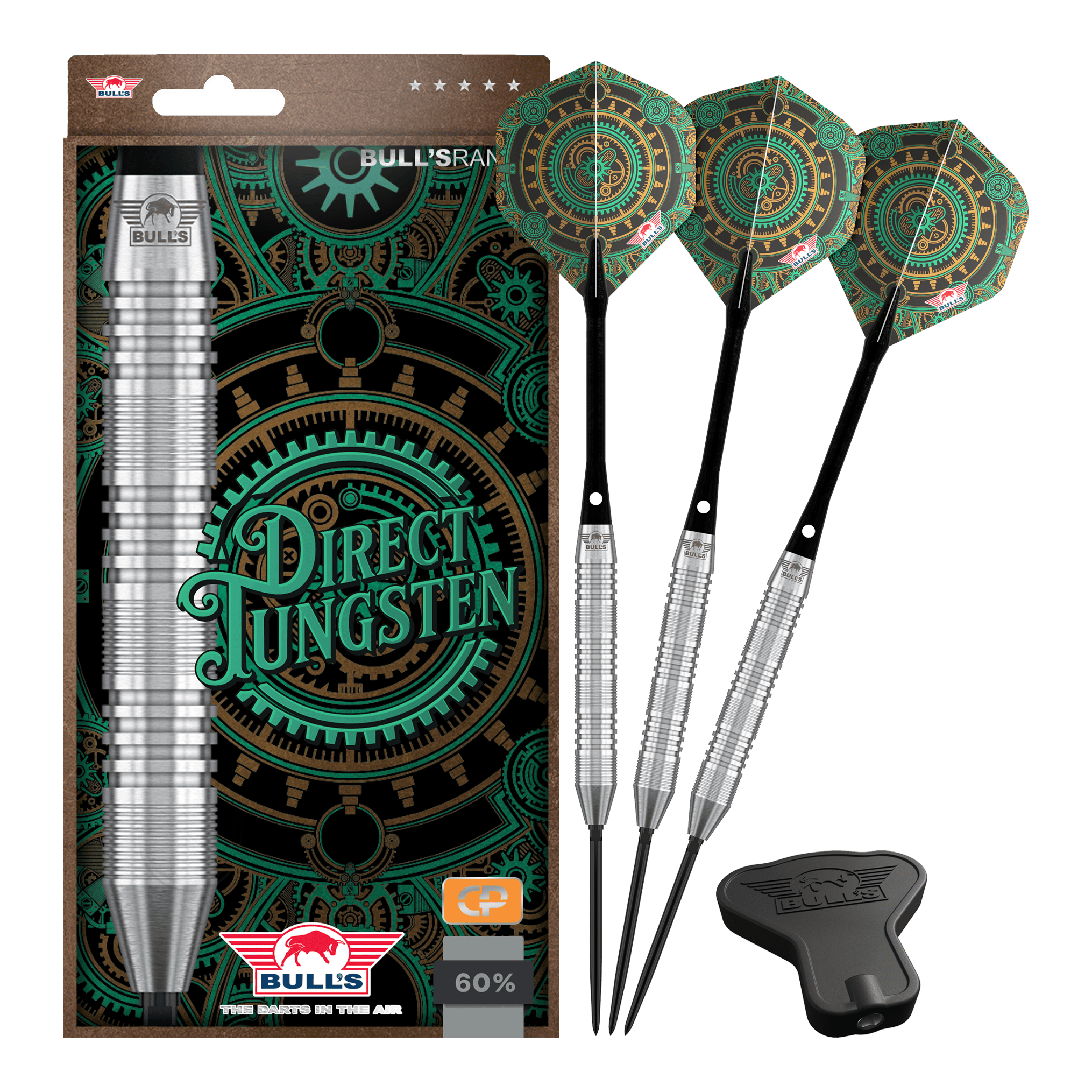 Bulls NL Direct Tungsten Convertible Point Steel Darts - 23g Bulls NL Direct Tungsten Convertible Point Steel Darts - 23g