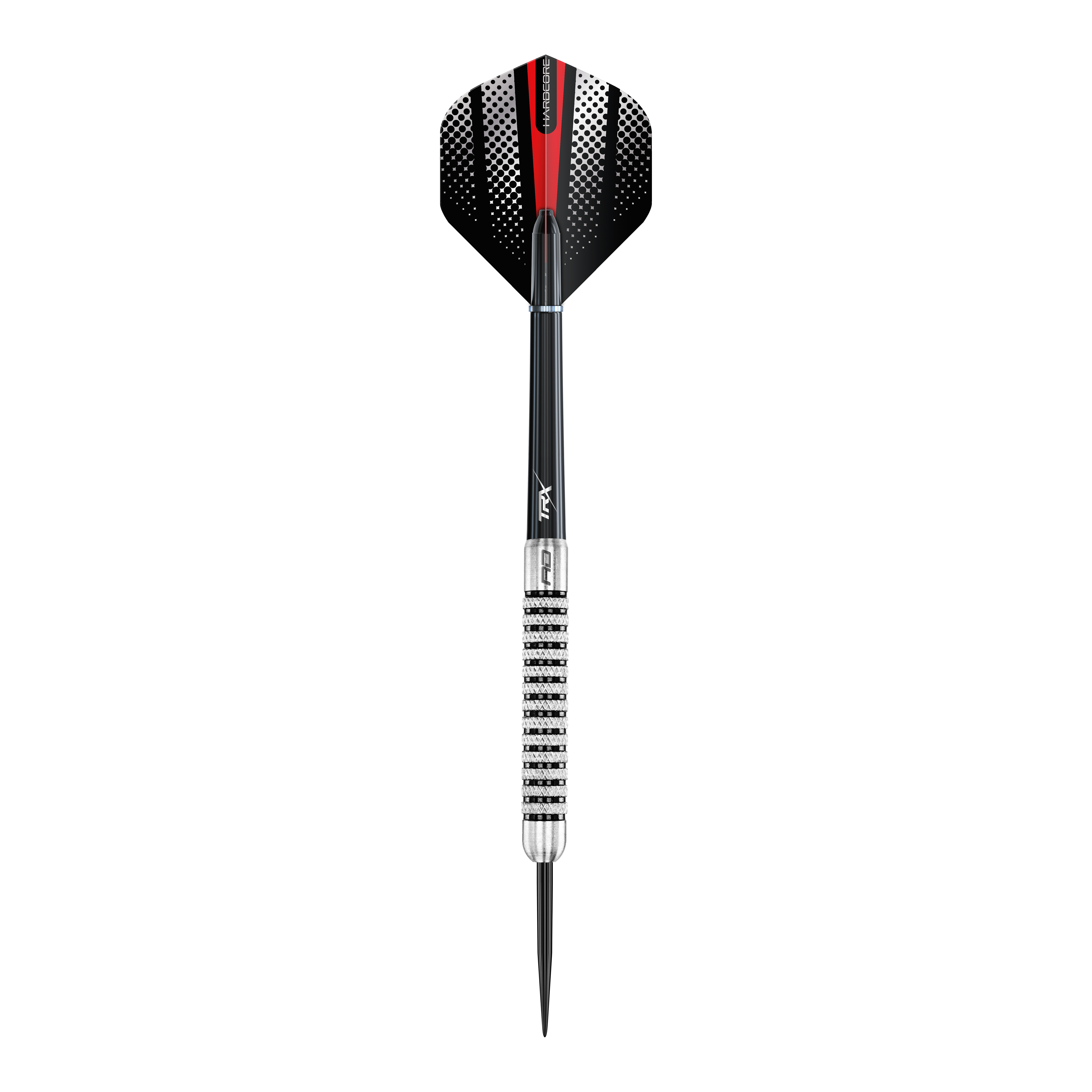 Red Dragon Flightmaster Fury 2 steel darts - 25g Das Bild zeigt die Red Dragon Flightmaster Fury 2 Steeldarts mit 25-Gramm-Gewicht. Die Darts verfügen über eine spezielle Grip-Oberfläche für bessere Kontrolle.