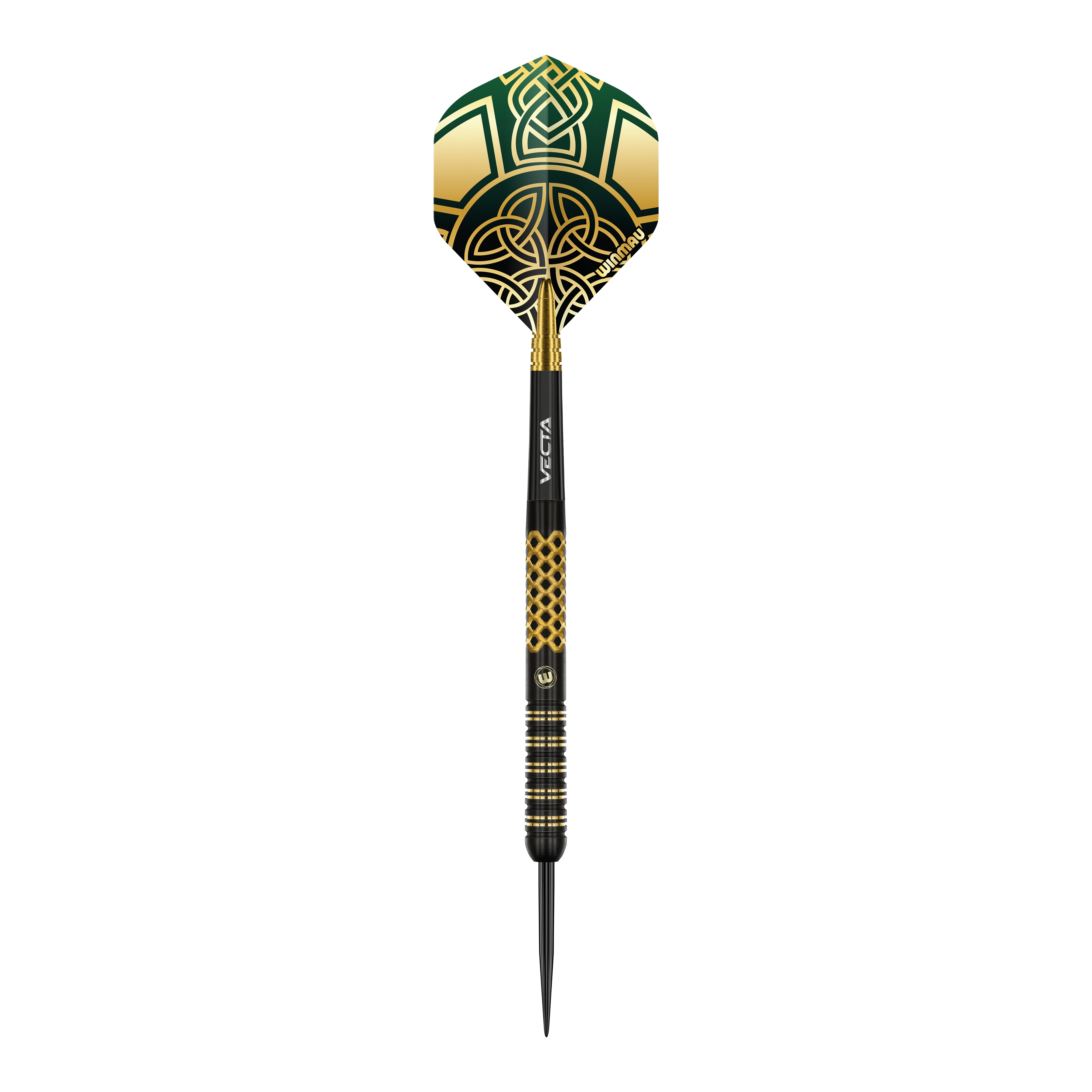 Die abgebildeten Darts sind Winmau Brendan Dolan Signature Series Steeldarts. Sie zeichnen sich durch ihre spezielle Form und Verarbeitung aus.