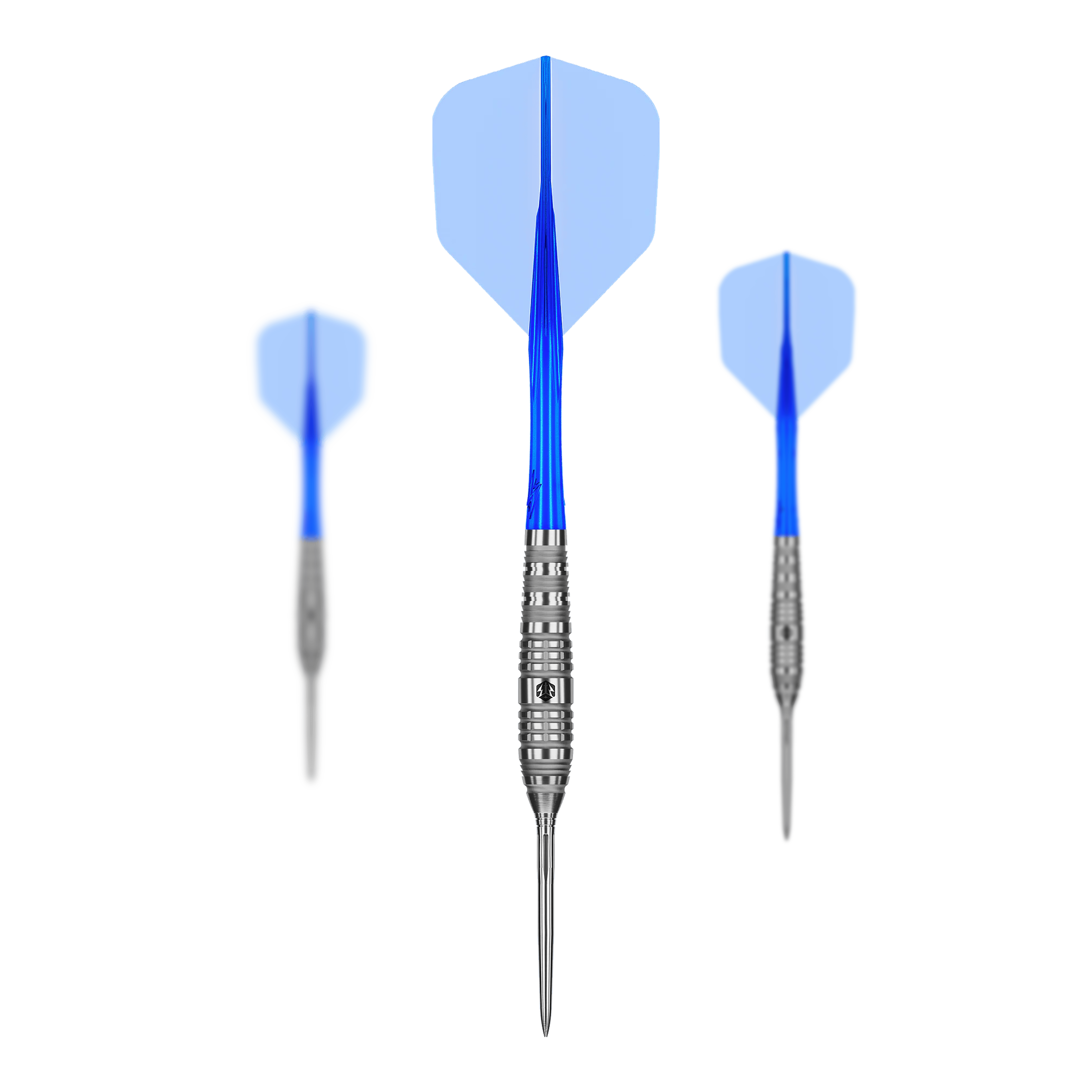 Hier sind die Caliburn Rix EZ-EVO R3 Steeldarts abgebildet. Das Produkt eignet sich ideal für präzises Dartspielen.