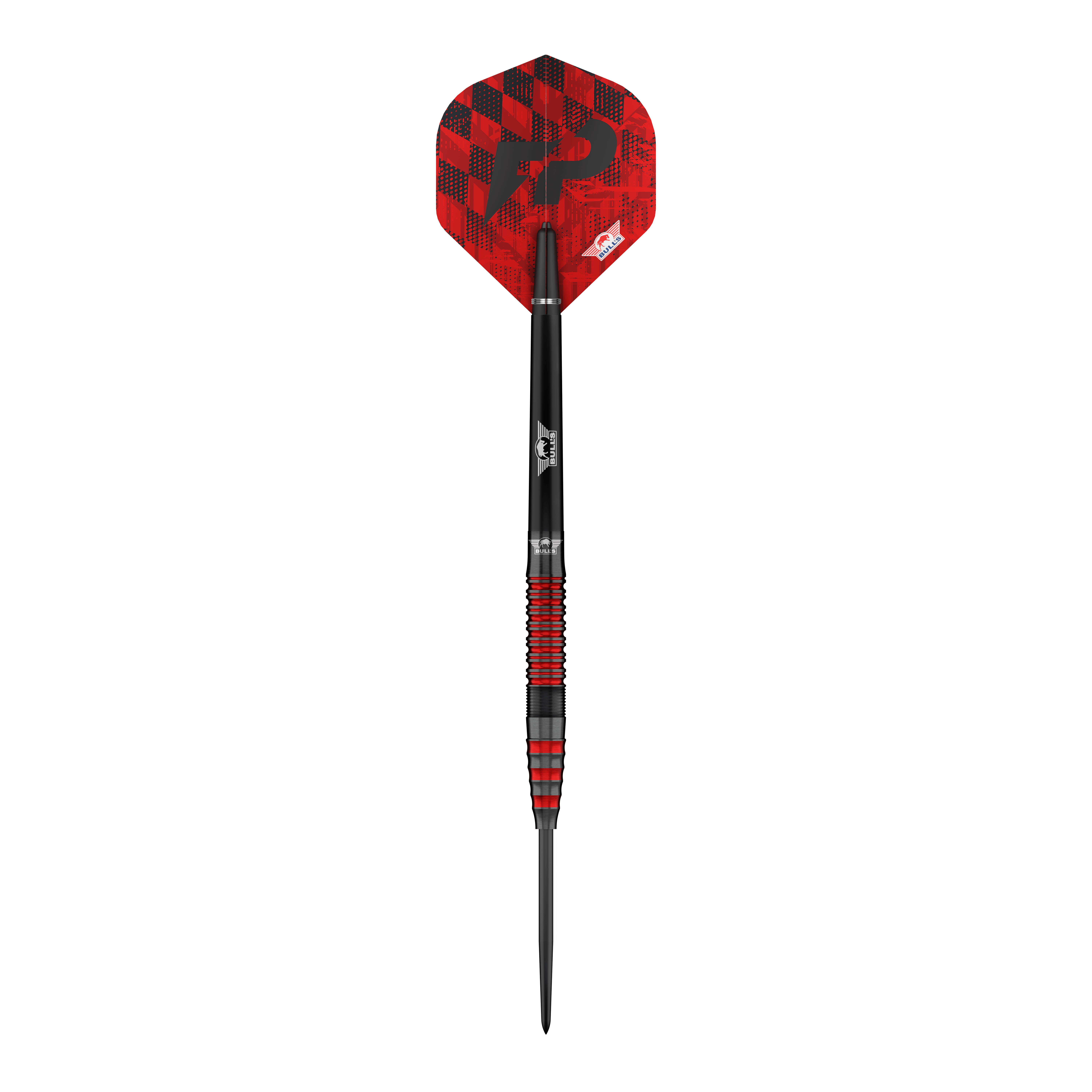 Bulls NL Florian Preis Steeldarts - 23g abgebildet. Die Darts sind in einer Nahaufnahme zu sehen.