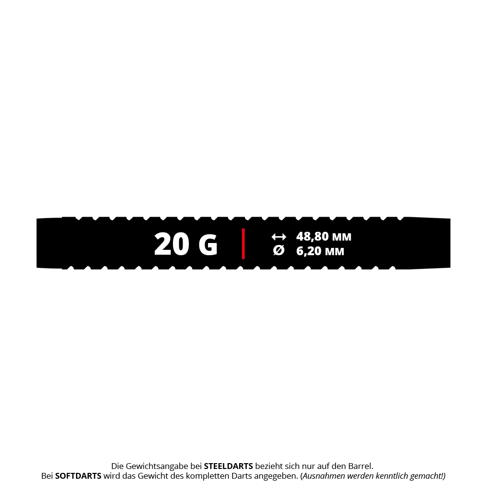 Mission Mirage soft darts - 20g Mission Mirage Softdarts - 20g sind Softdarts für präzises Werfen. Sie sind für Dartboards mit elektronischen Feldern geeignet.