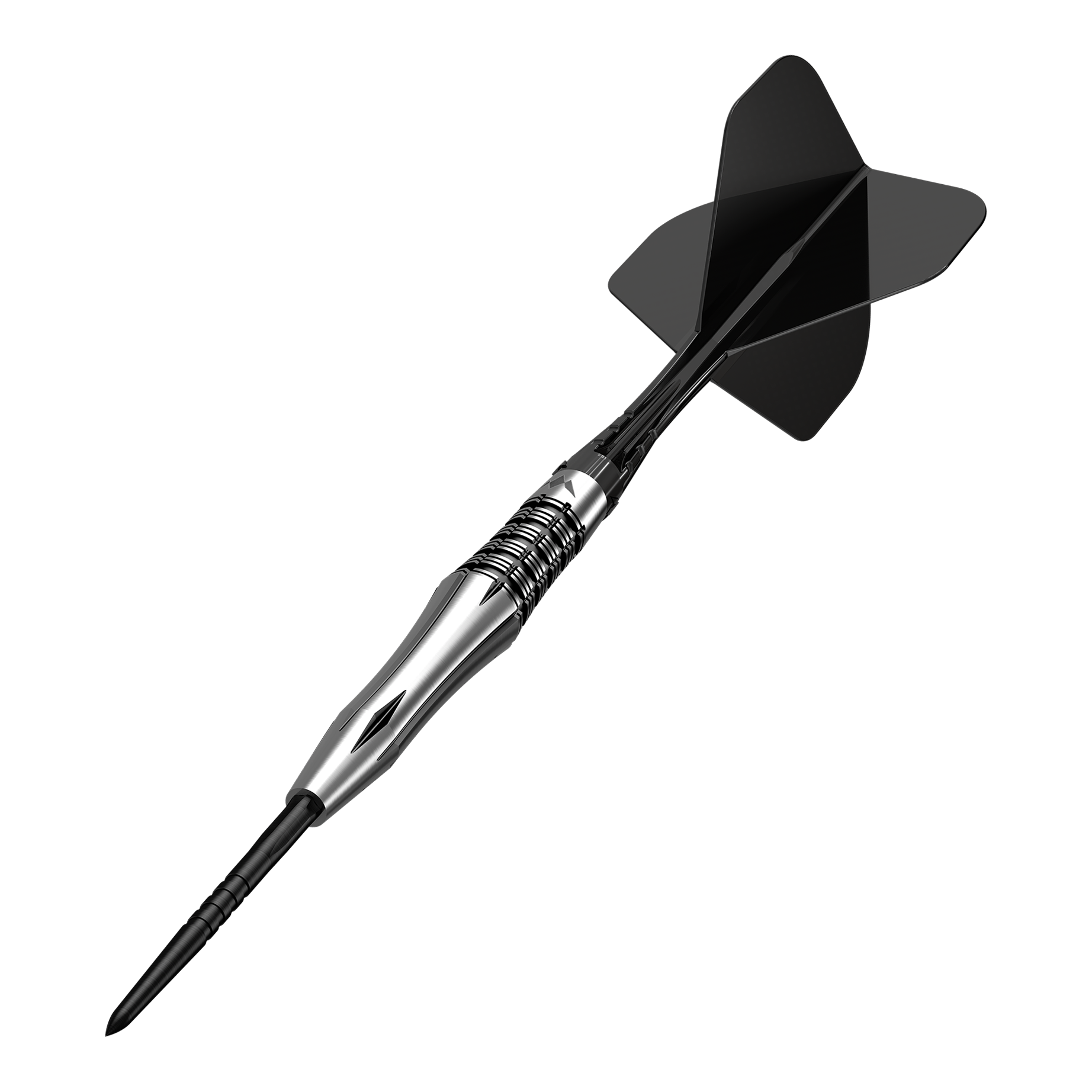 Gezeigt werden die Mission Katana Steeldarts. Diese Darts sind für Präzision und Langlebigkeit bekannt.