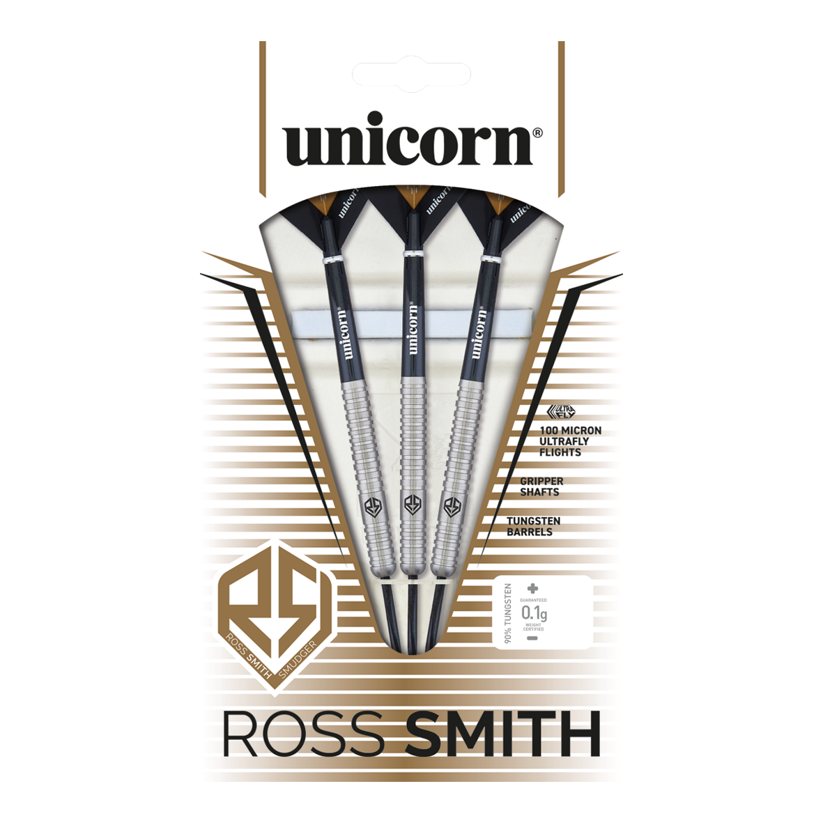 Unicorn Ross Smith Natural Steel Darts
