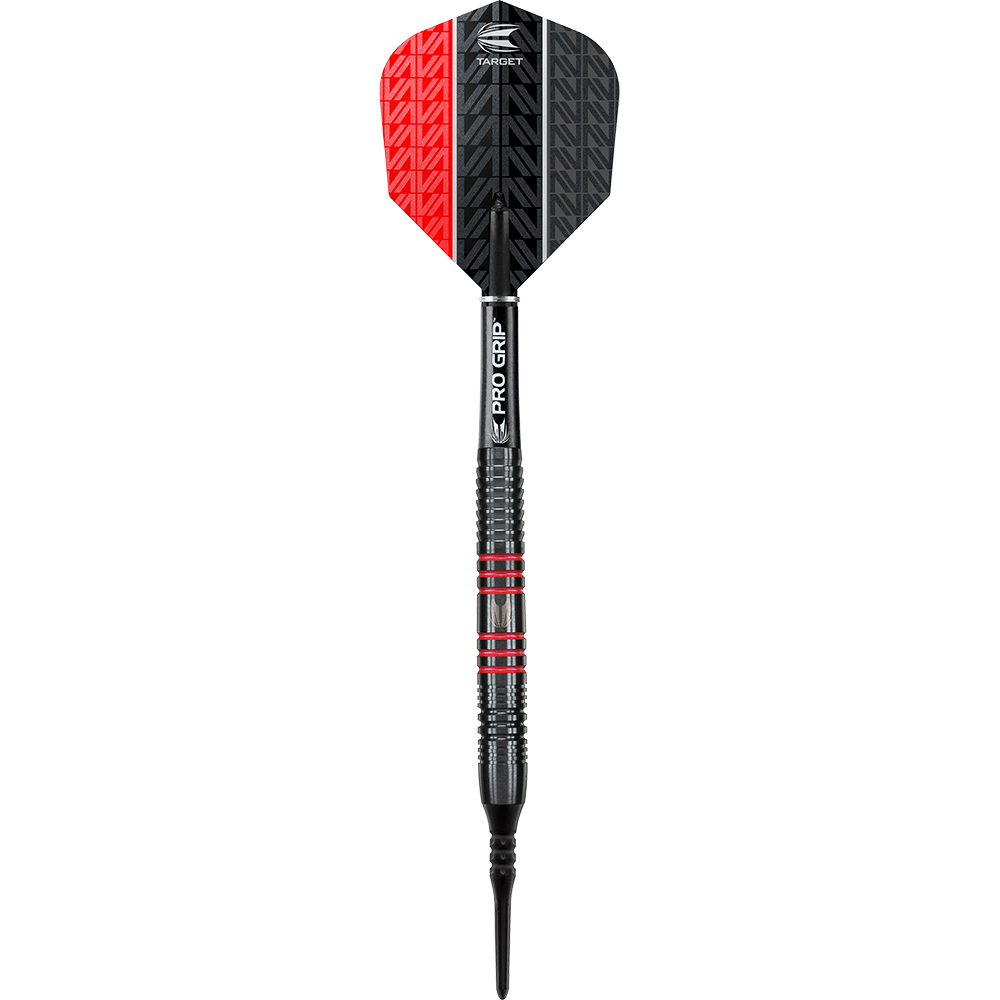 Target Vapor8 Black Red Soft Darts - 19g