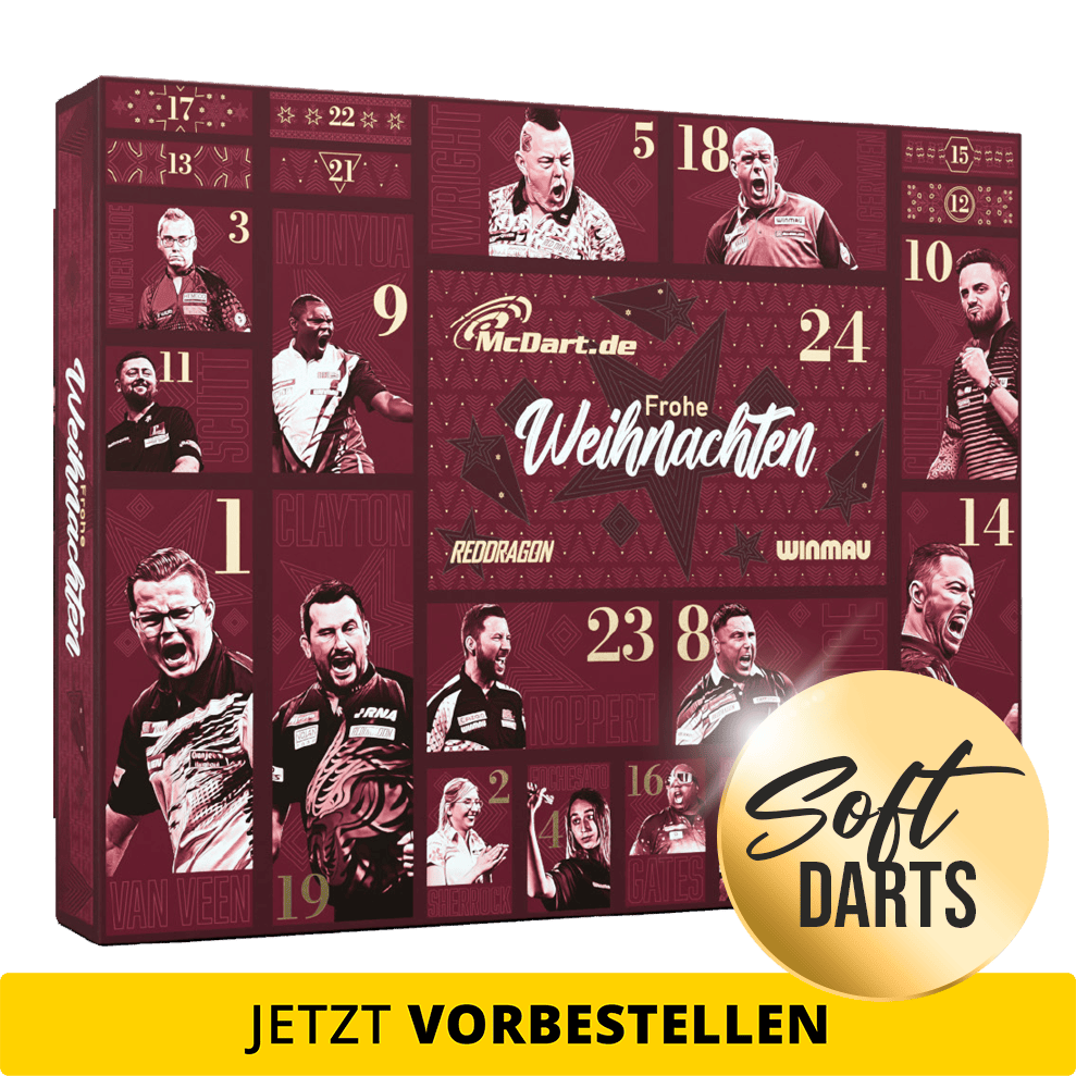 McDart Premium Advent Calendar 2026 for Soft Dart Players McDart Premium Advent Calendar 2026 for Soft Dart Players