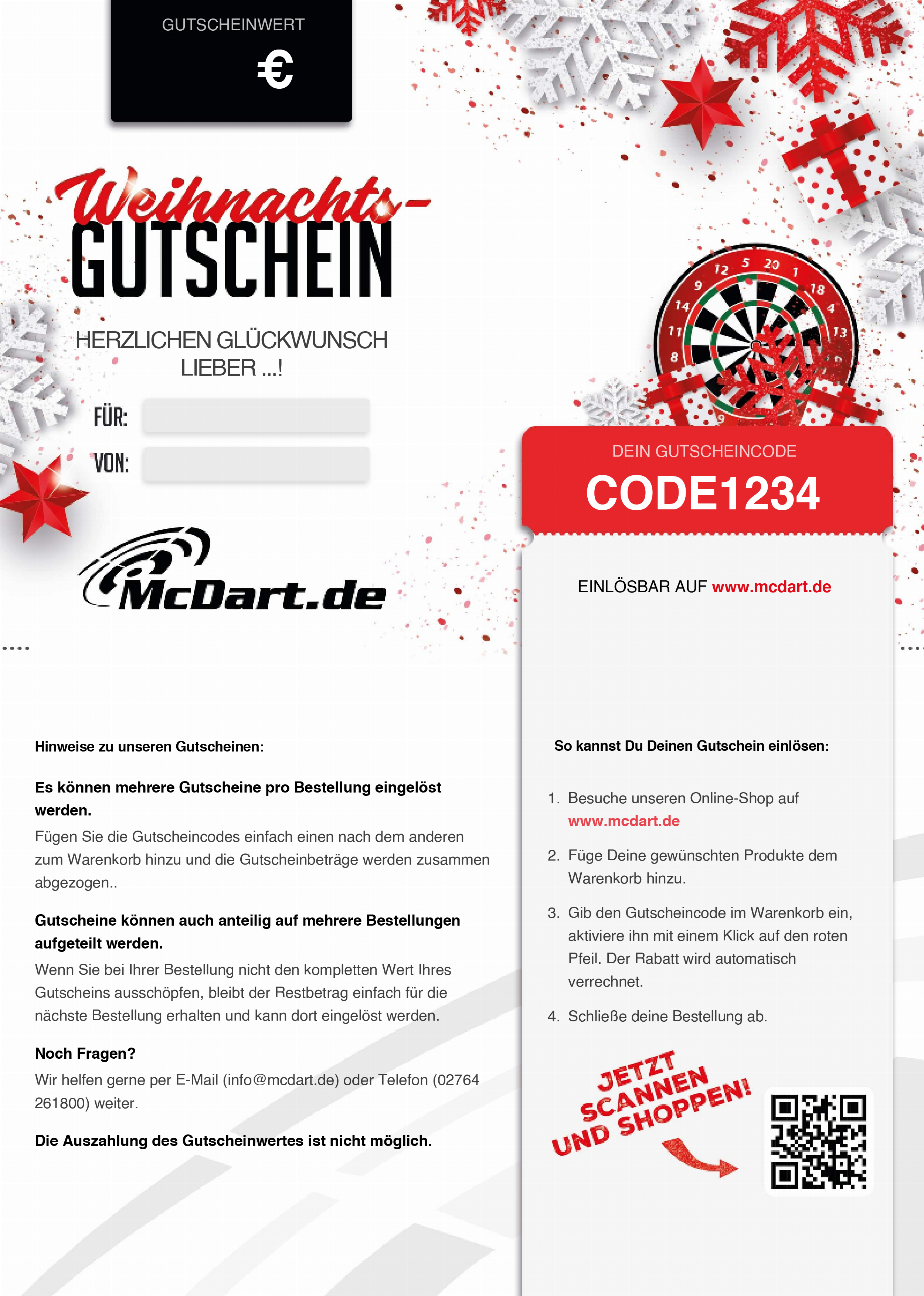 Christmas voucher