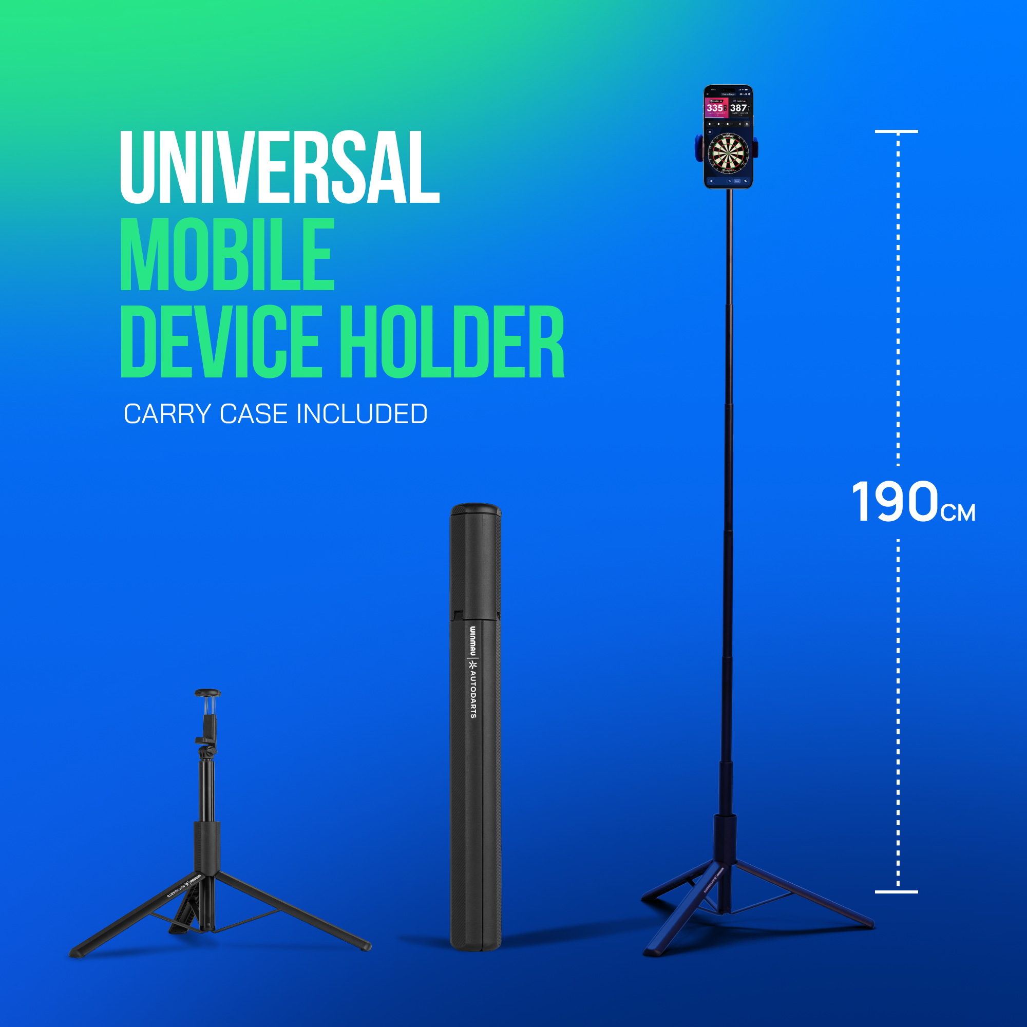 Winmau Device Stand &amp; 12 Months Membership Bundle