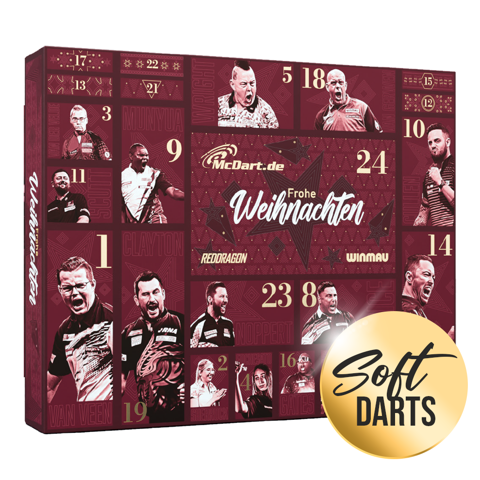 McDart Premium Advent Calendar 2026 for Soft Dart Players McDart Premium Advent Calendar 2026 for Soft Dart Players