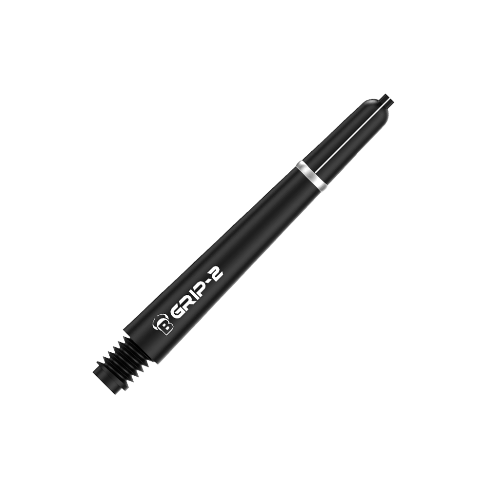 Das Bild zeigt den Bulls B-Grip-2 SL Shaft in Schwarz. Der Schaft ist schwarz und hat weiße Aufschrift mit dem Modellnamen.