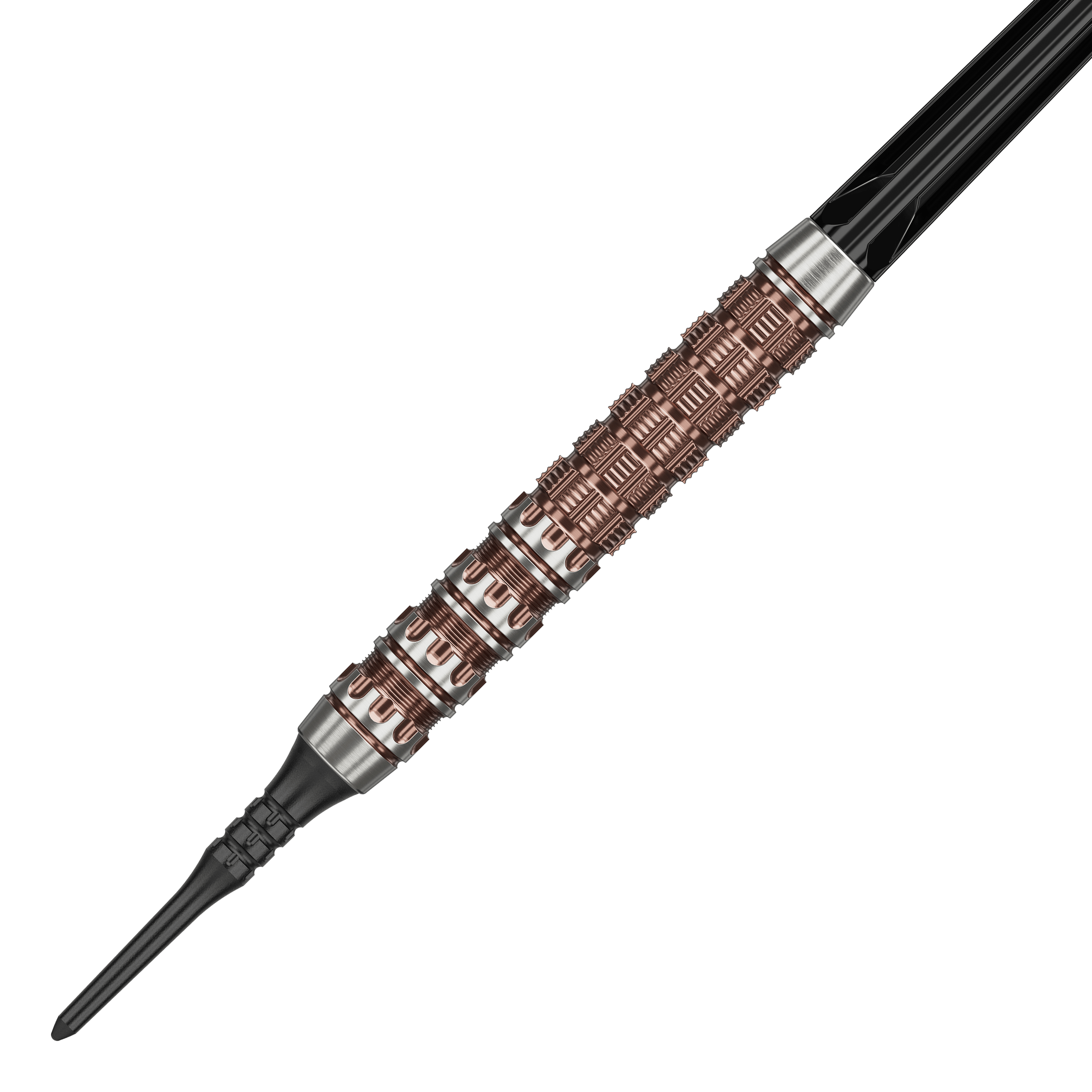 Target Japan Prime Series George Nishitani Raptor GEN6 Soft Darts - 19.5g Zu sehen sind die Target Japan Prime Series George Nishitani Raptor GEN6 Softdarts mit einem Gewicht von 21,5g. Die Softdarts werden aus einer anderen Perspektive dargestellt.