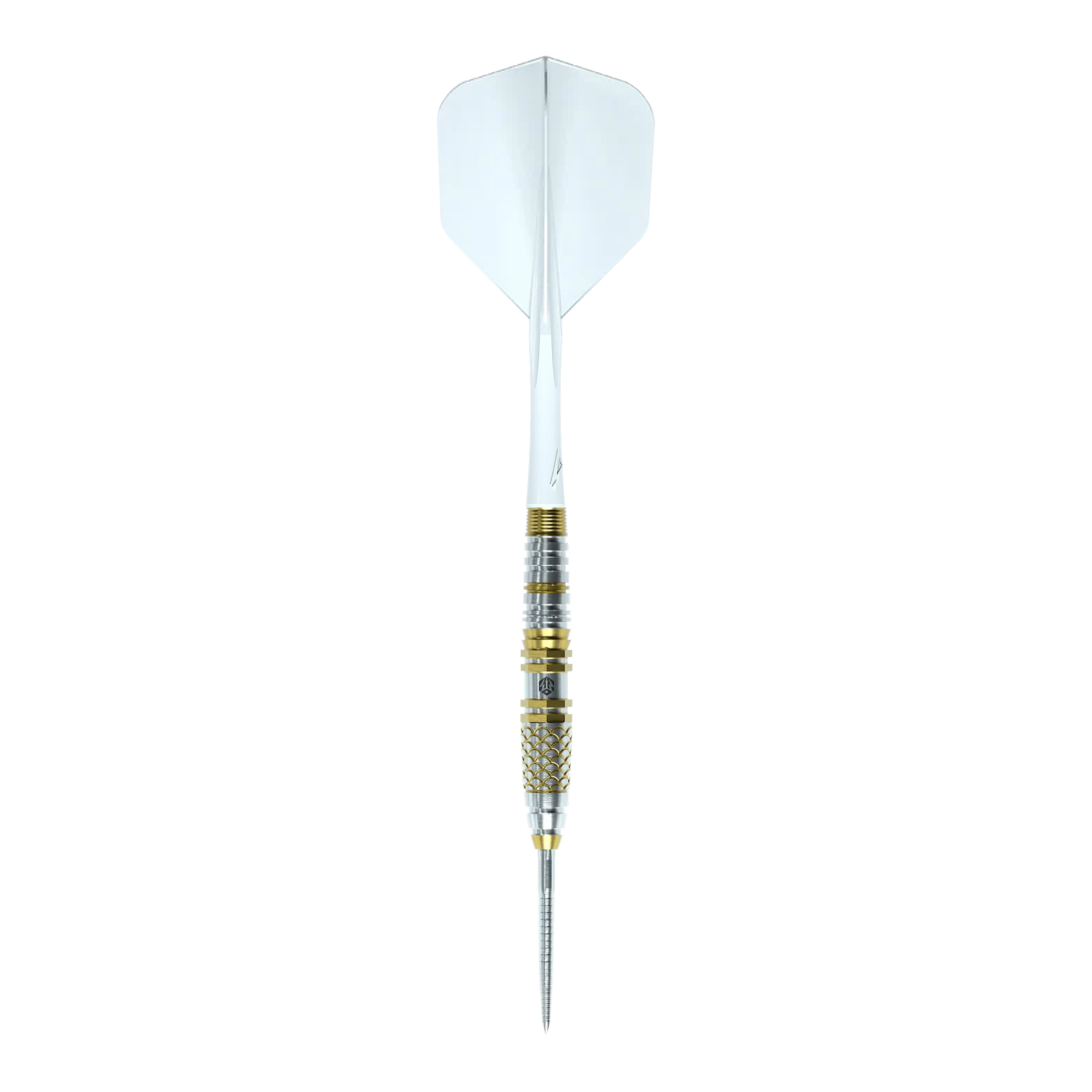 Dieses Bild zeigt die Caliburn Players Darts Lee Soon An Gold Spear Steeldarts, 23g. Sie sind speziell für Dartspieler konzipiert und haben eine elegante Form.