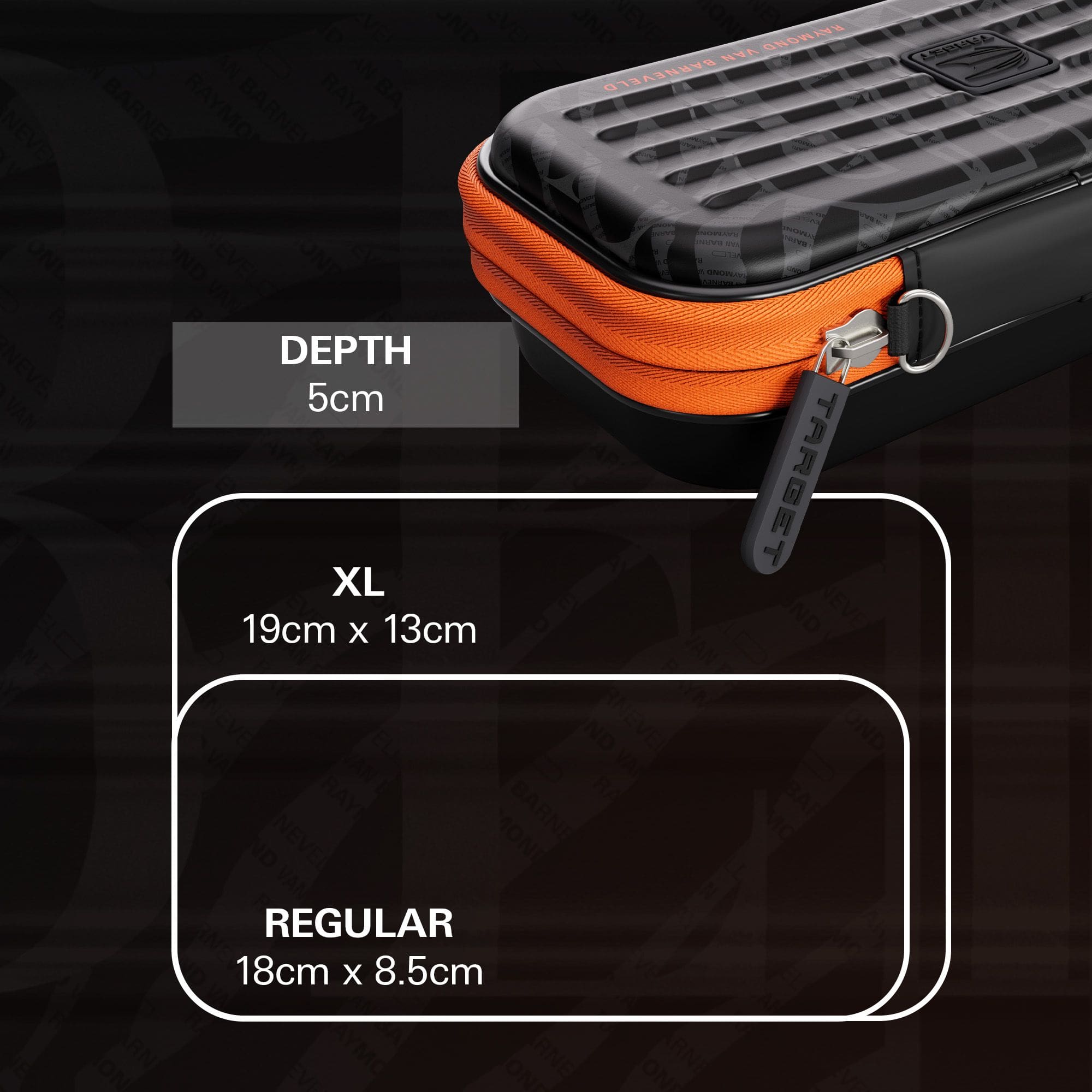 Takoma Ghost Series Raymond Van Barneveld dart case Das Foto zeigt das Takoma Ghost Series Raymond Van Barneveld Dartcase. Dieses Dartcase ist dem Spieler Raymond Van Barneveld gewidmet.