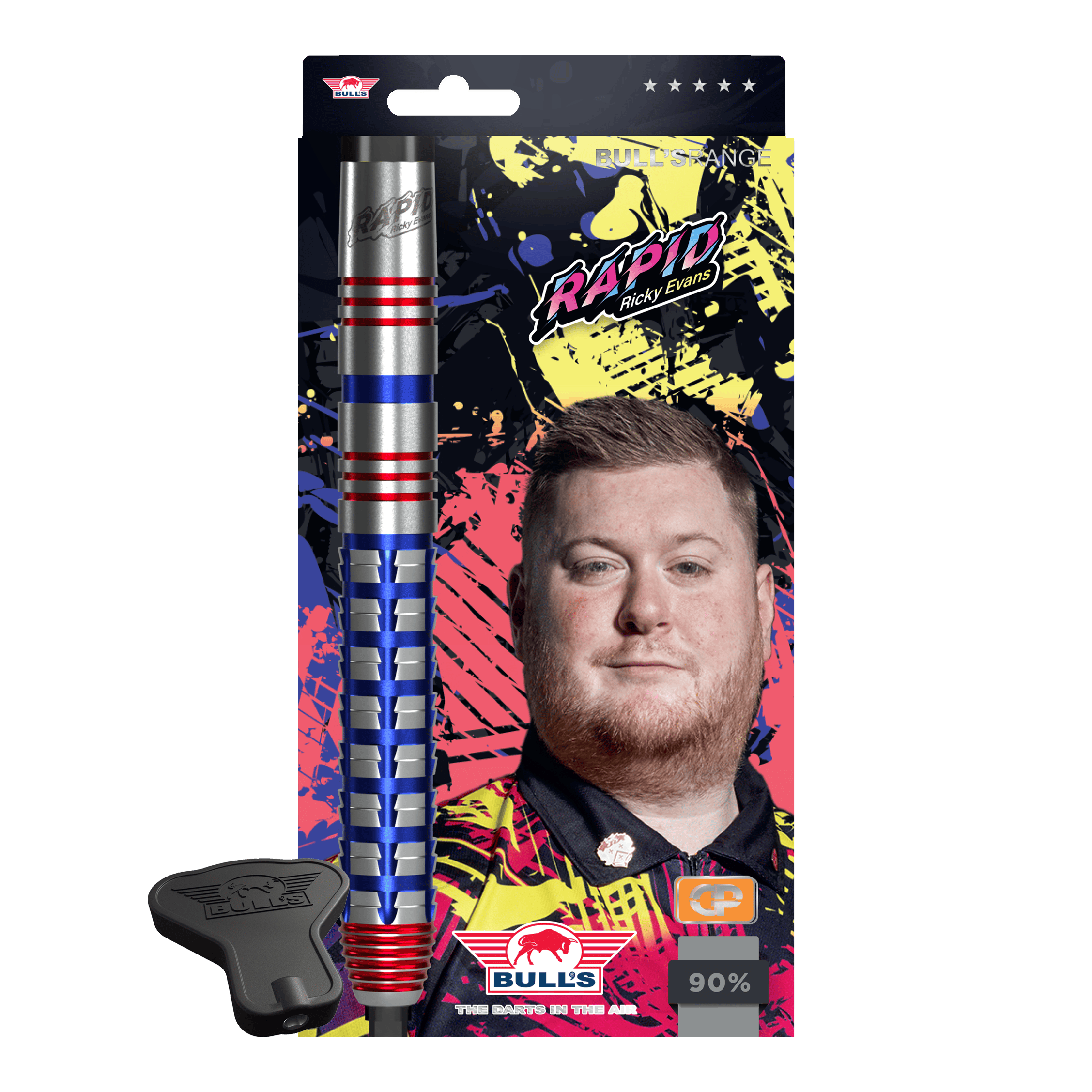 Bulls NL Ricky Evans Rapid Convertible Point Steel Darts Bulls NL Ricky Evans Rapid Convertible Point Steel Darts