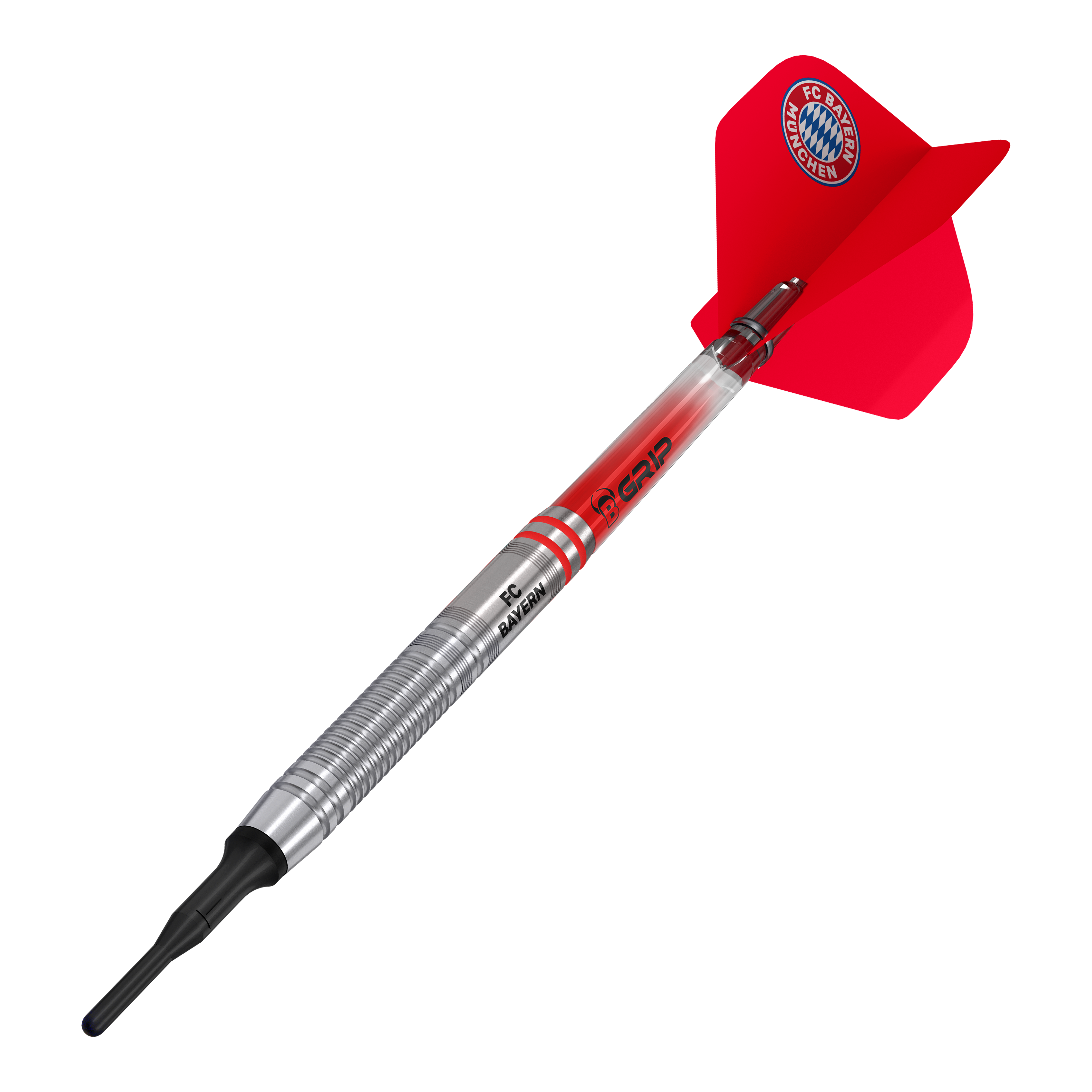 Beazd FC Bayern Munich Tungsten Soft Darts - 18g Gezeigt werden die Bulls FC Bayern München Tungsten Softdarts - 18g. Diese Darts sind ideal für Softdart-Liebhaber und FC Bayern Fans.