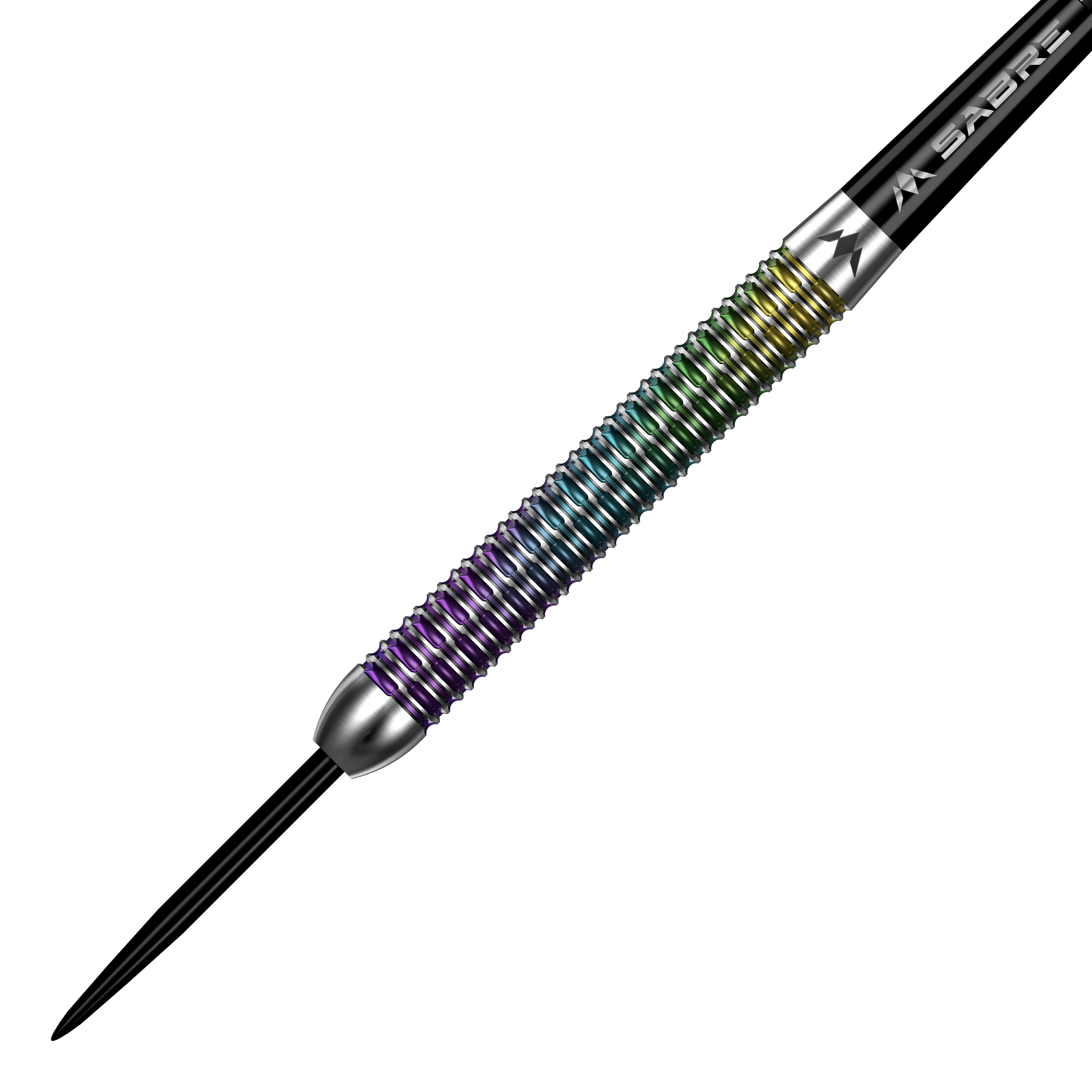 Auf dem Bild sind die Mission Kaleidos Steeldarts zu sehen. Die Dartpfeile zeichnen sich durch ihr auffälliges Design aus.