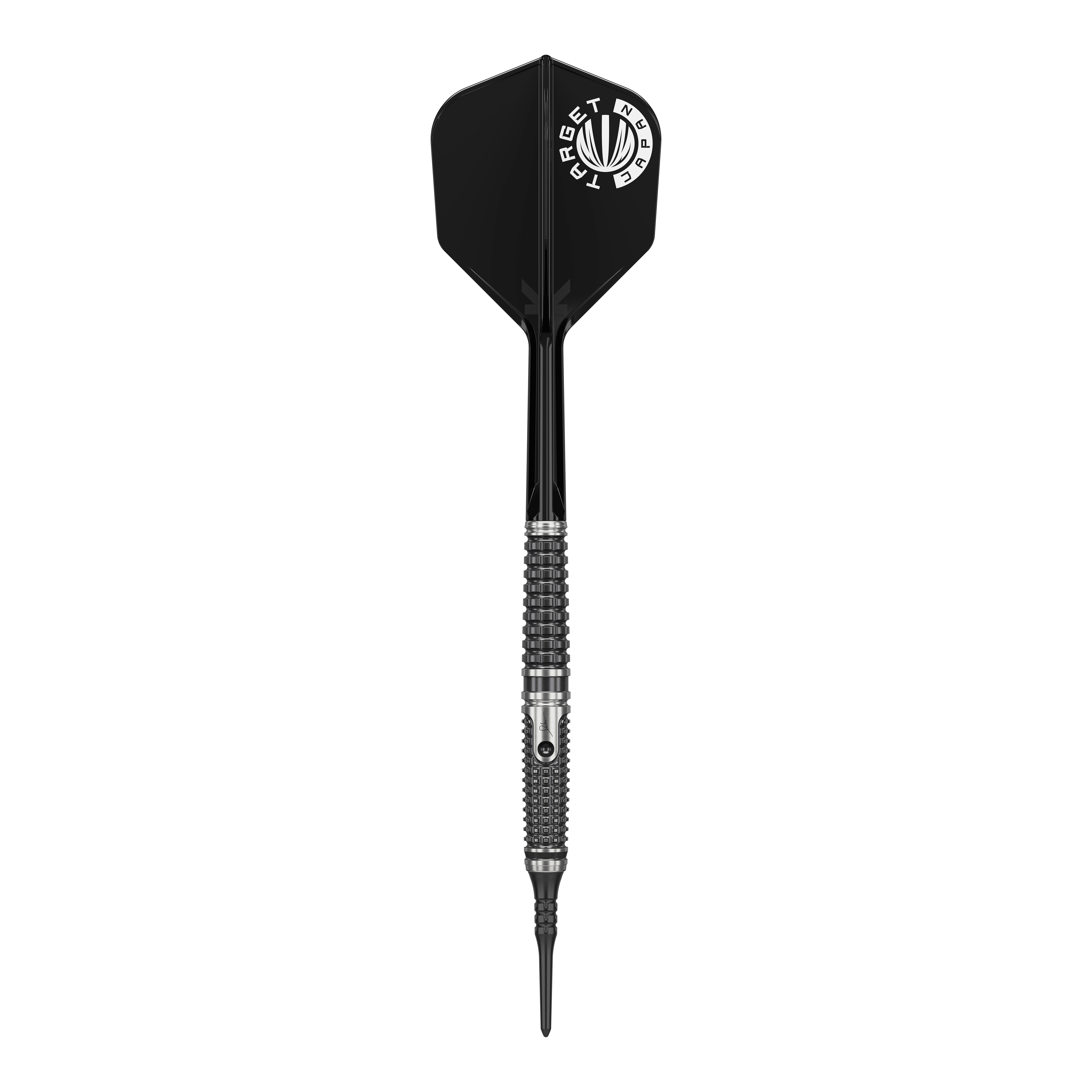 Target Japan Paul Lim The Legend GEN9 Softdarts - 20g sind auf diesem Bild deutlich zu erkennen. Die Aufnahme legt den Fokus auf das präzise gefertigte Barrel.