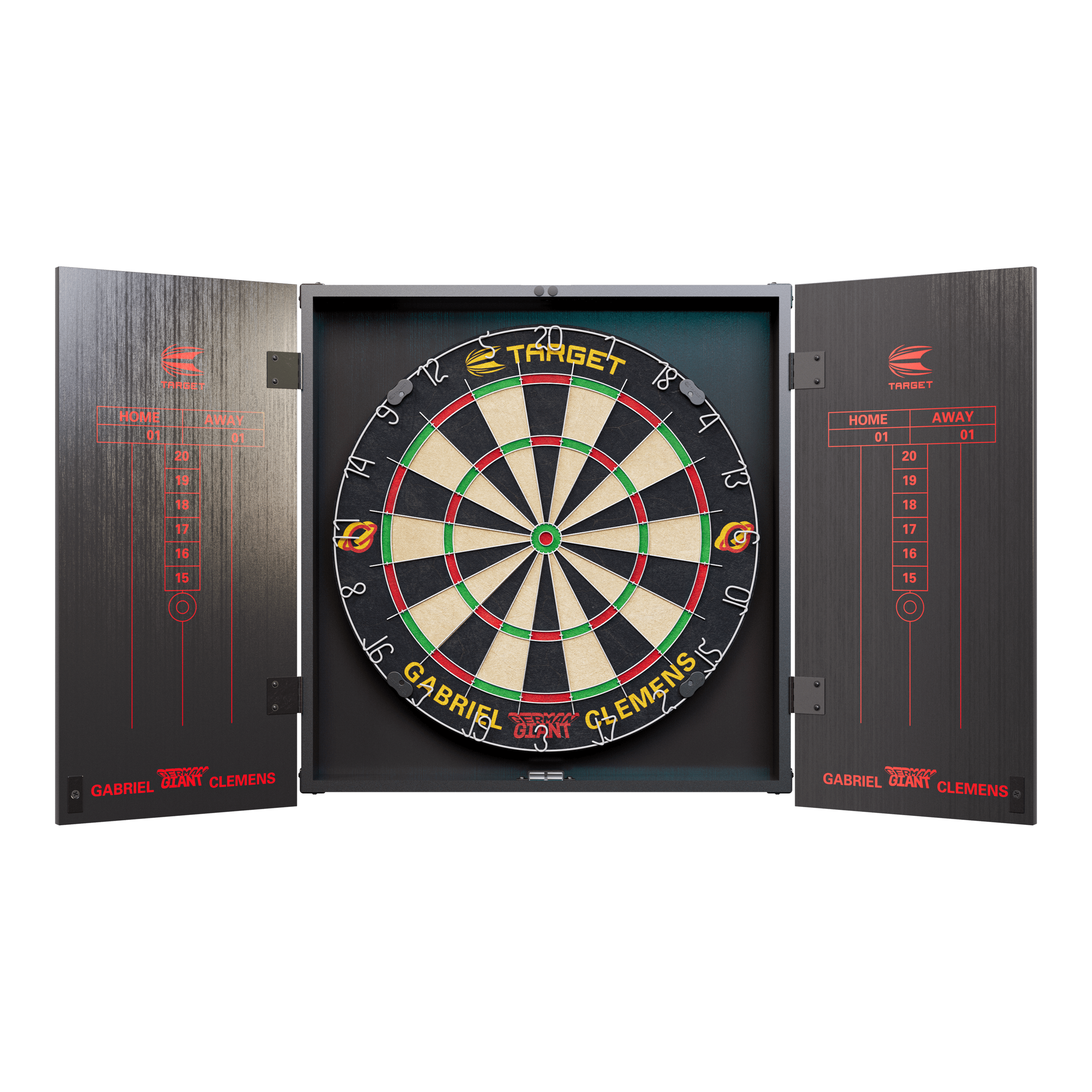 Target Gabriel Clemens Kabinet Dartboard Set