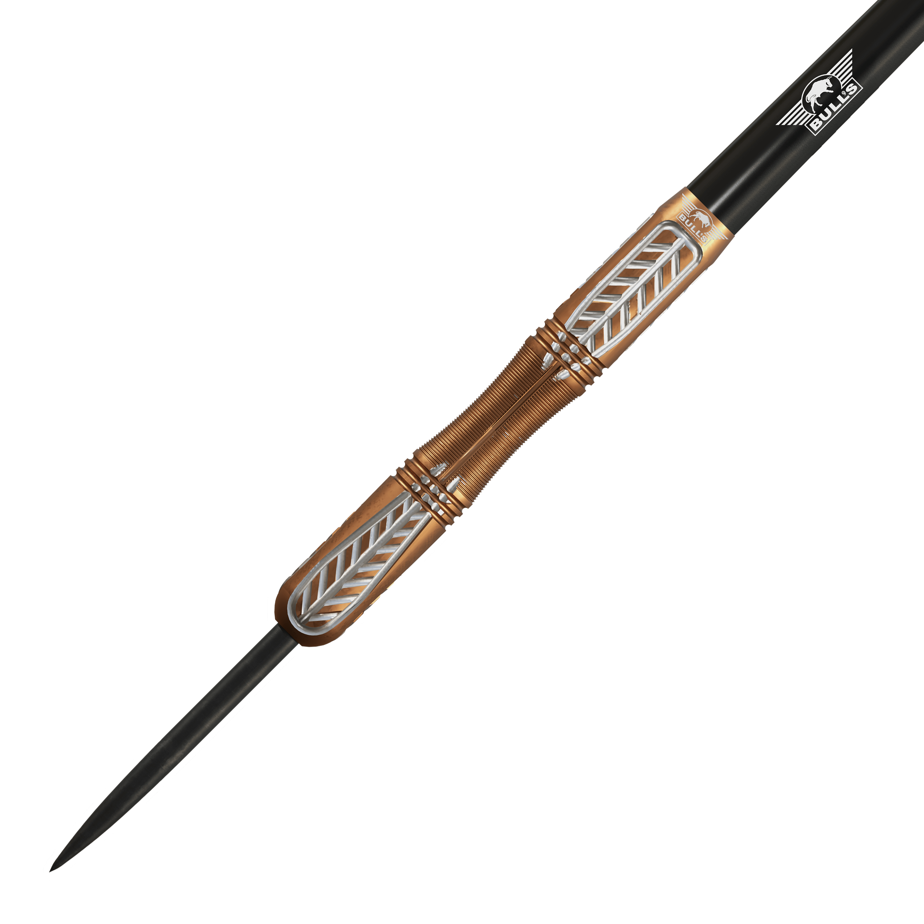 Abgebildet sind die Bulls NL Bronzo True Steeldarts - 23g. Die Steeldarts eignen sich für präzises Spielen.
