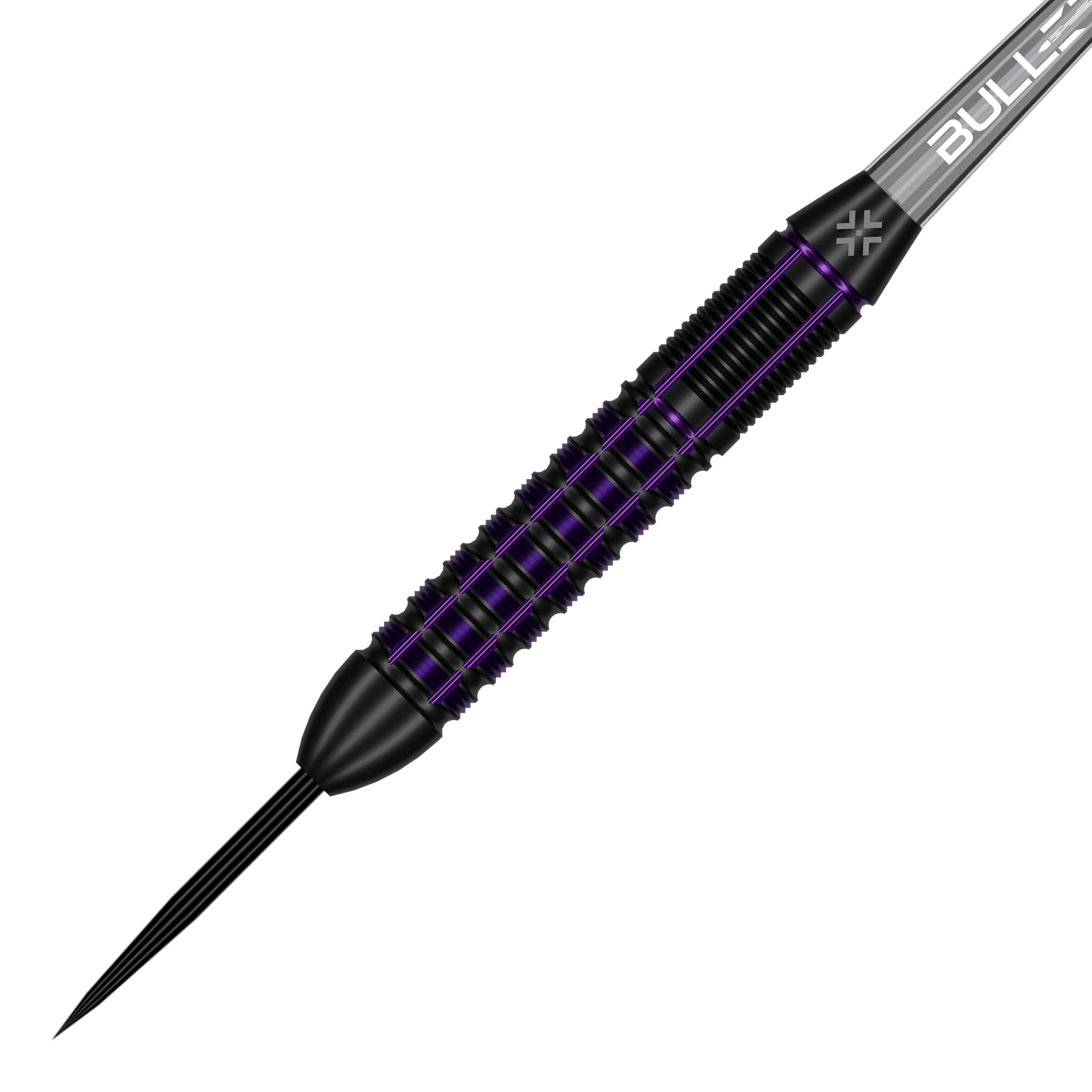 Hier ist das Produkt Bullet Toxic Brass Steeldarts - 23g zu sehen. Diese Steeldarts bestehen aus Messing und wiegen 23 Gramm.