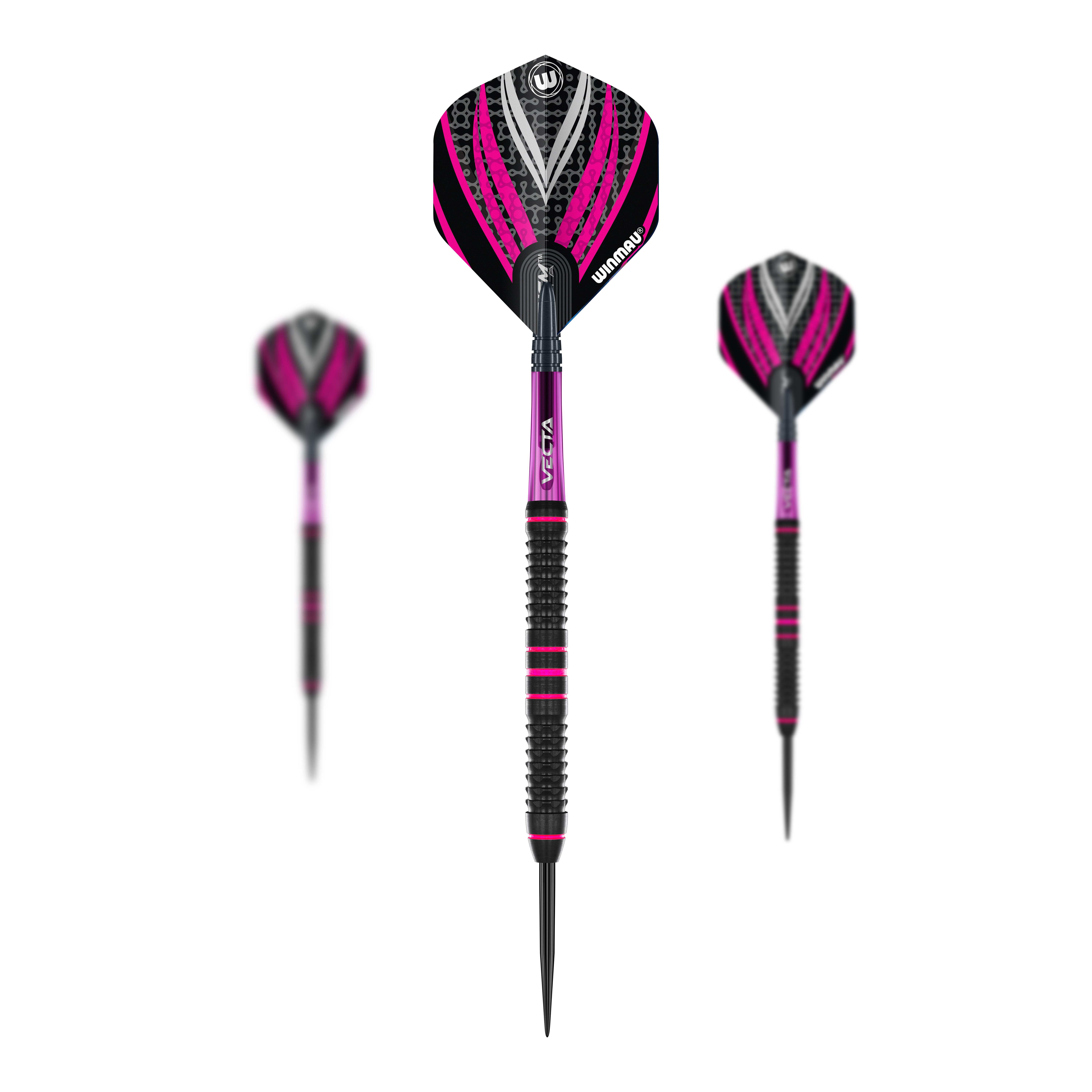 Winmau Team 360 Rebecca Allen Steel Darts - 24g Gezeigt wird ein Set der Winmau Team 360 Rebecca Allen Steeldarts - 24g. Dieses Set eignet sich ideal für Sammler und leidenschaftliche Dartspieler.
