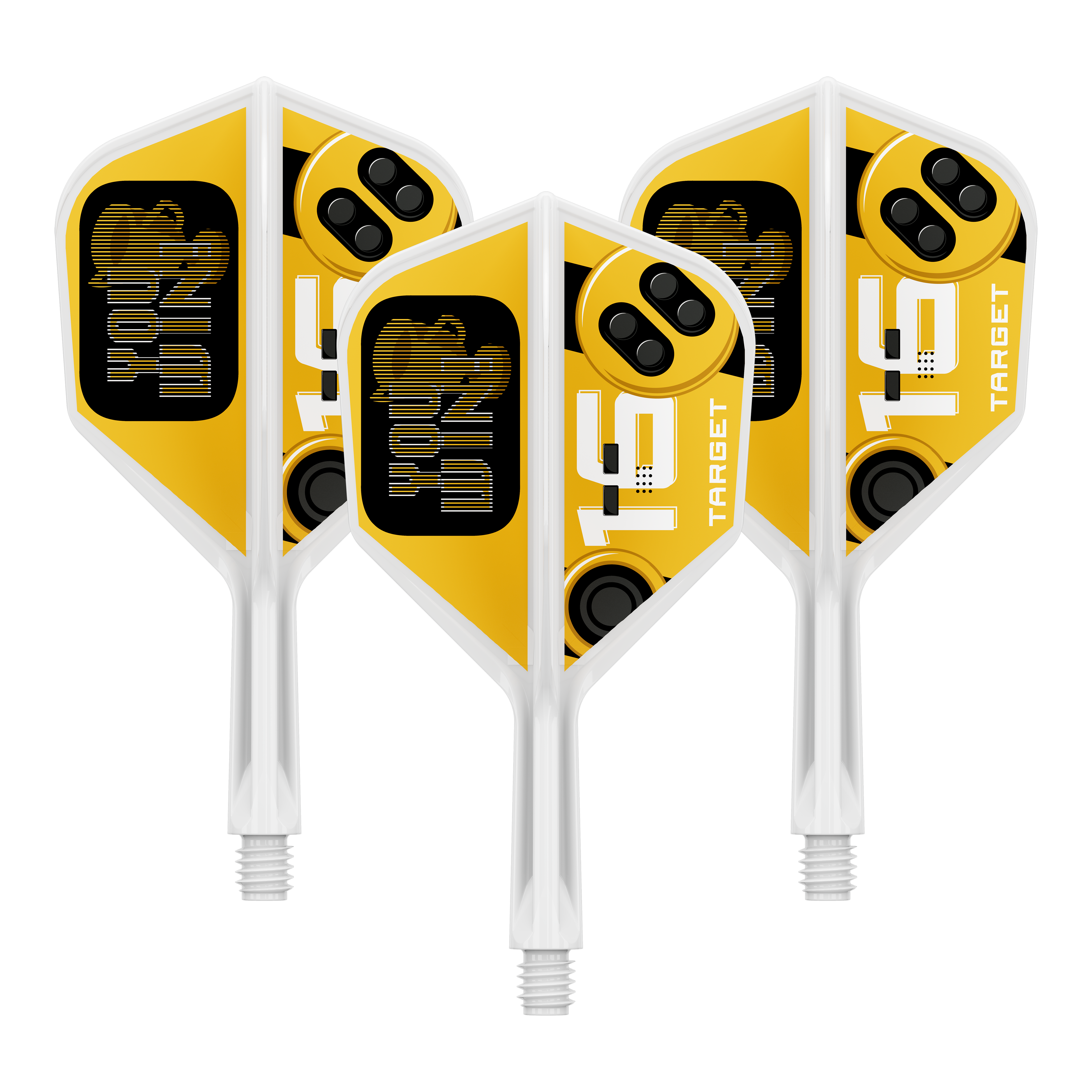 Ein Dart Flight wird abgebildet. Dies ist die Variante Target K-Flex YouWin No6 in der Größe 19 mm.