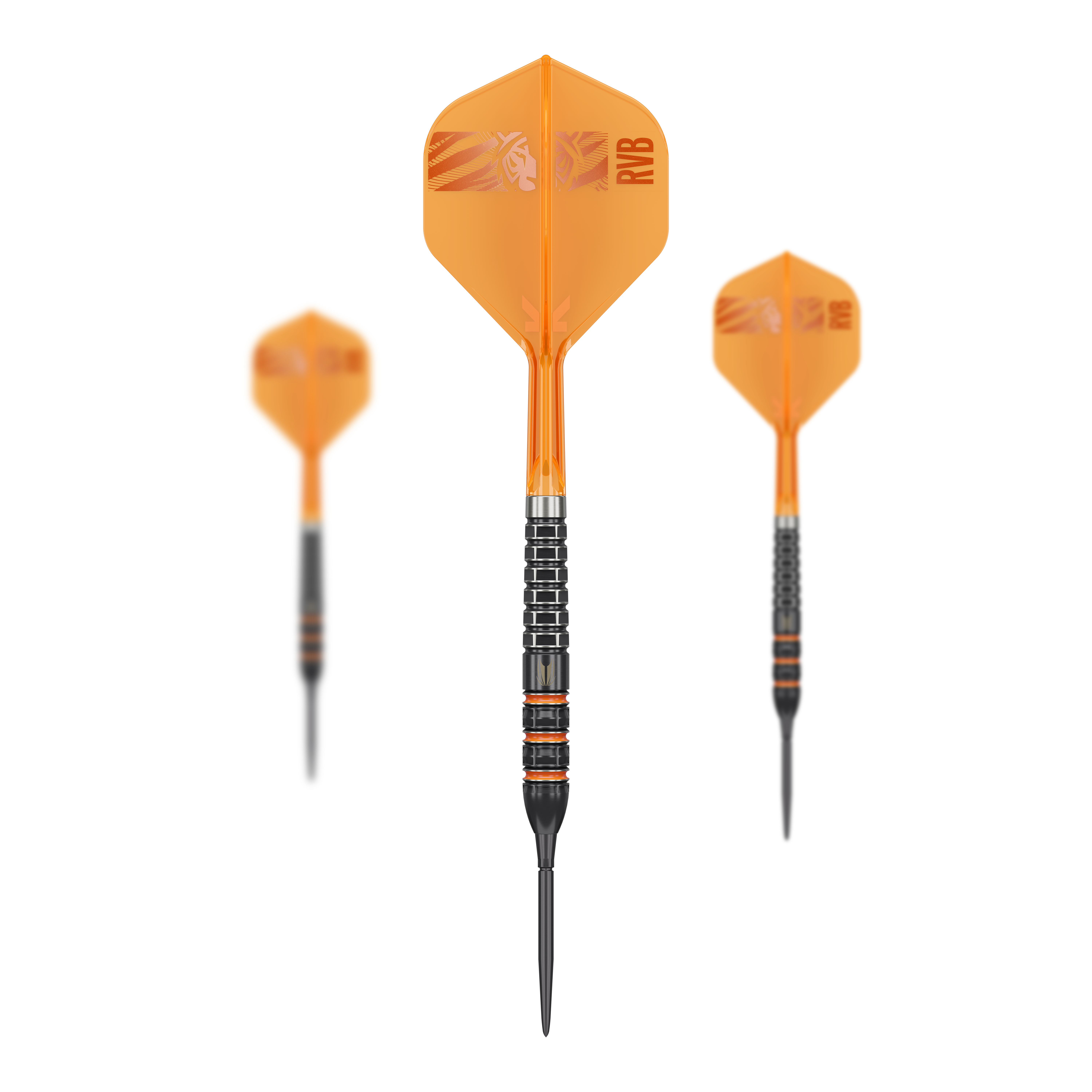 Target Raymond Van Barneveld 95K Swiss Points Steel Darts Abgebildet ist das Produkt Target Raymond Van Barneveld 95K Swiss Points Steeldarts. Die Steeldarts werden als komplettes Set präsentiert.