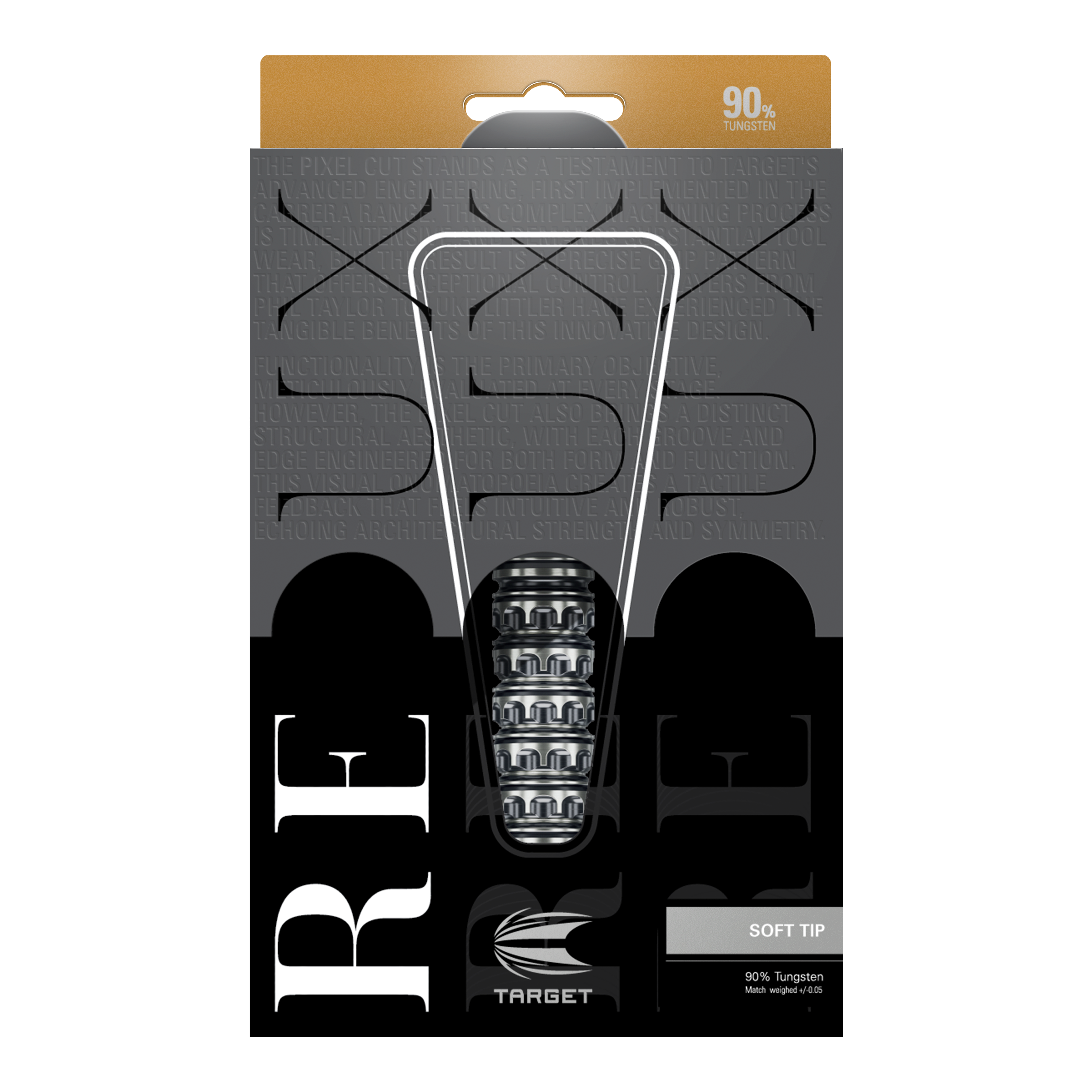 Target Redux 10 soft darts - 18g Target Redux 10 Softdarts - 18g ist auf diesem Bild zu sehen. Die Darts sind für das Softdartspiel geeignet.