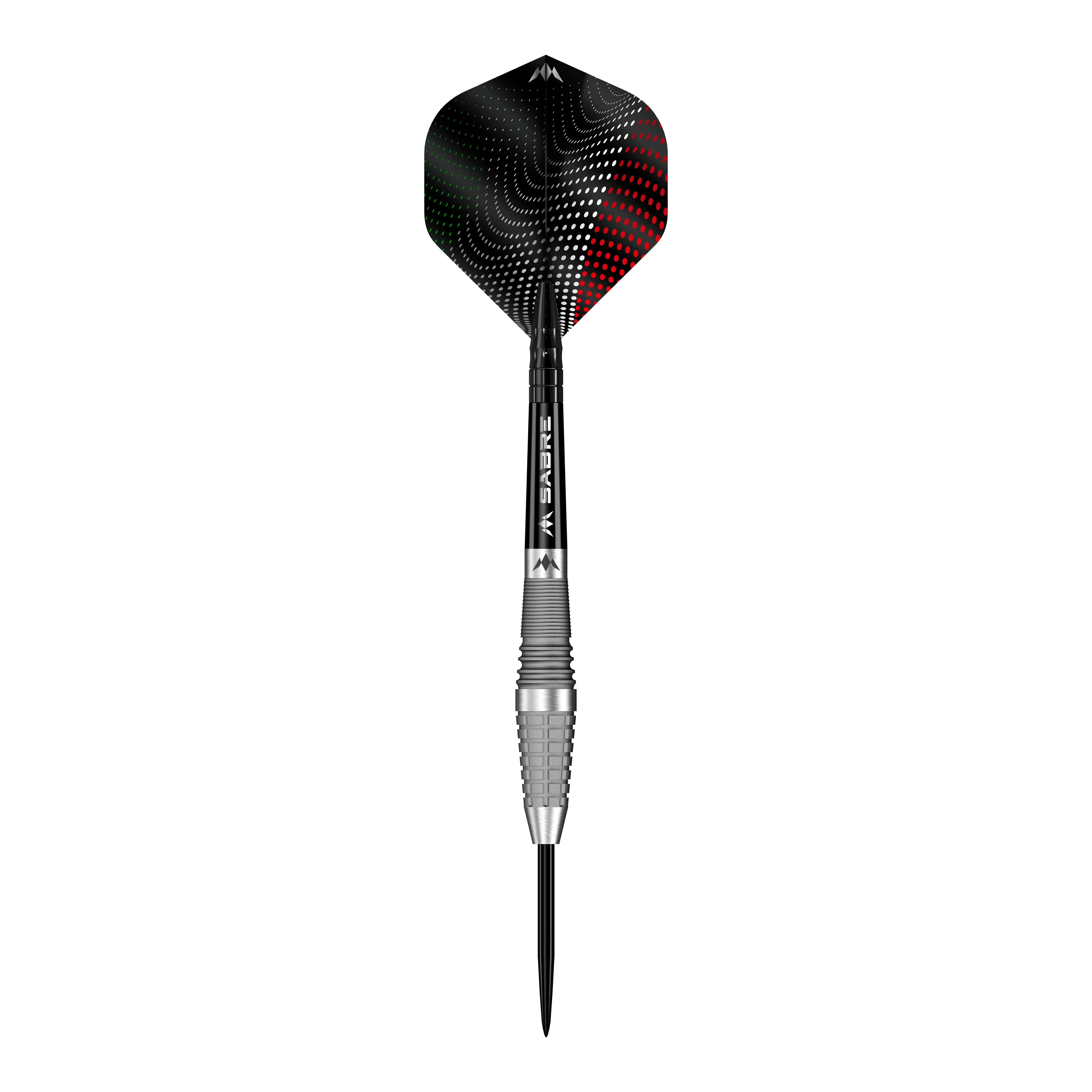 Mission Michele Turetta Sandblasted Steel Darts - 23g Mission Michele Turetta Sandblasted Steeldarts - 23g, abgebildet als einzelner Dartpfeil. Das Bild zeigt das Design und die sandgestrahlte Oberfläche dieses Produkts.