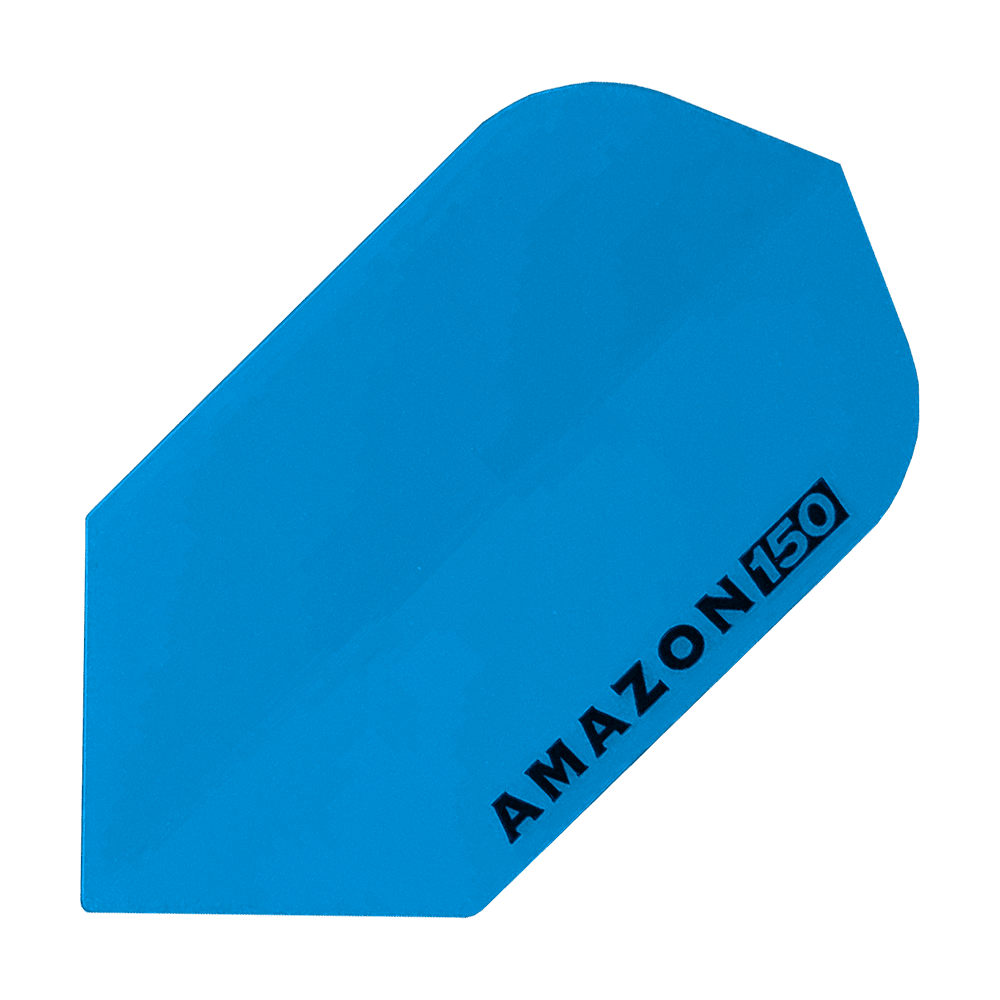 A16_Amazon_Flights_A16_1 Das Bild zeigt das Produkt "Amazon Flights A16", das in einer leuchtend blauen Farbe gestaltet ist. Auf dem Flight steht in schwarzer Schrift "AMAZON 150".